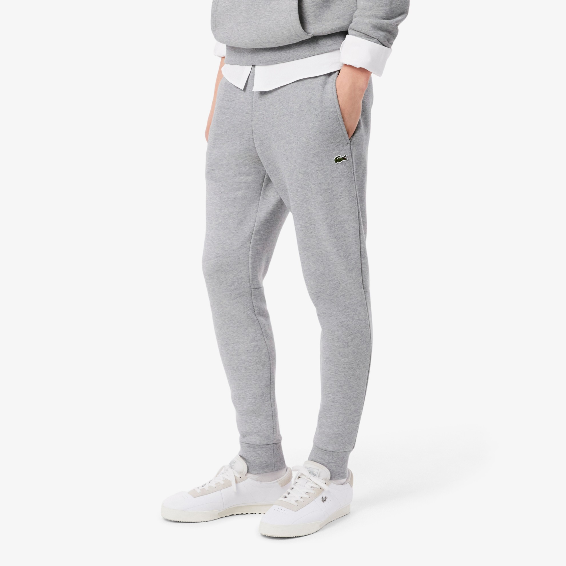 Εικόνα της Ανδρικό Βαμβακερό Fleece Jogger Παντελόνι Φόρμας 