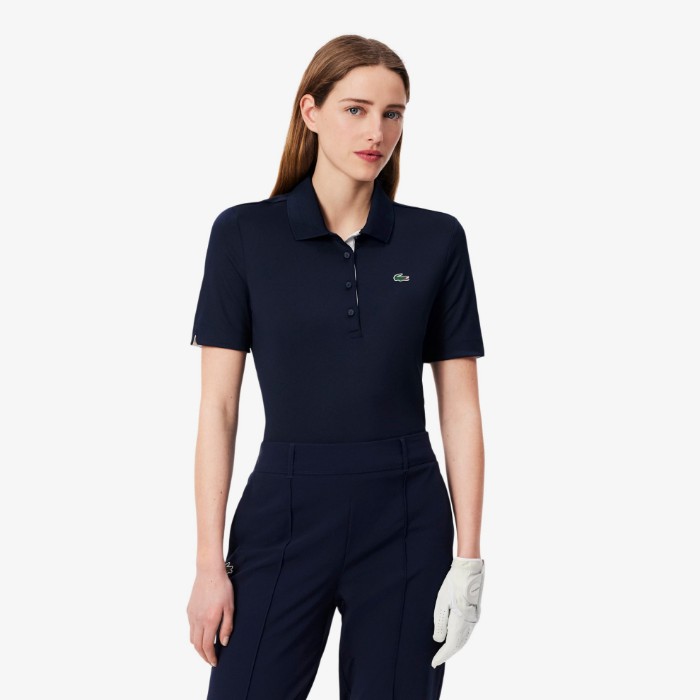 Εικόνα της Γυναικεία UV Protect Stretch Golf Polo Μπλούζα Slim Fit 