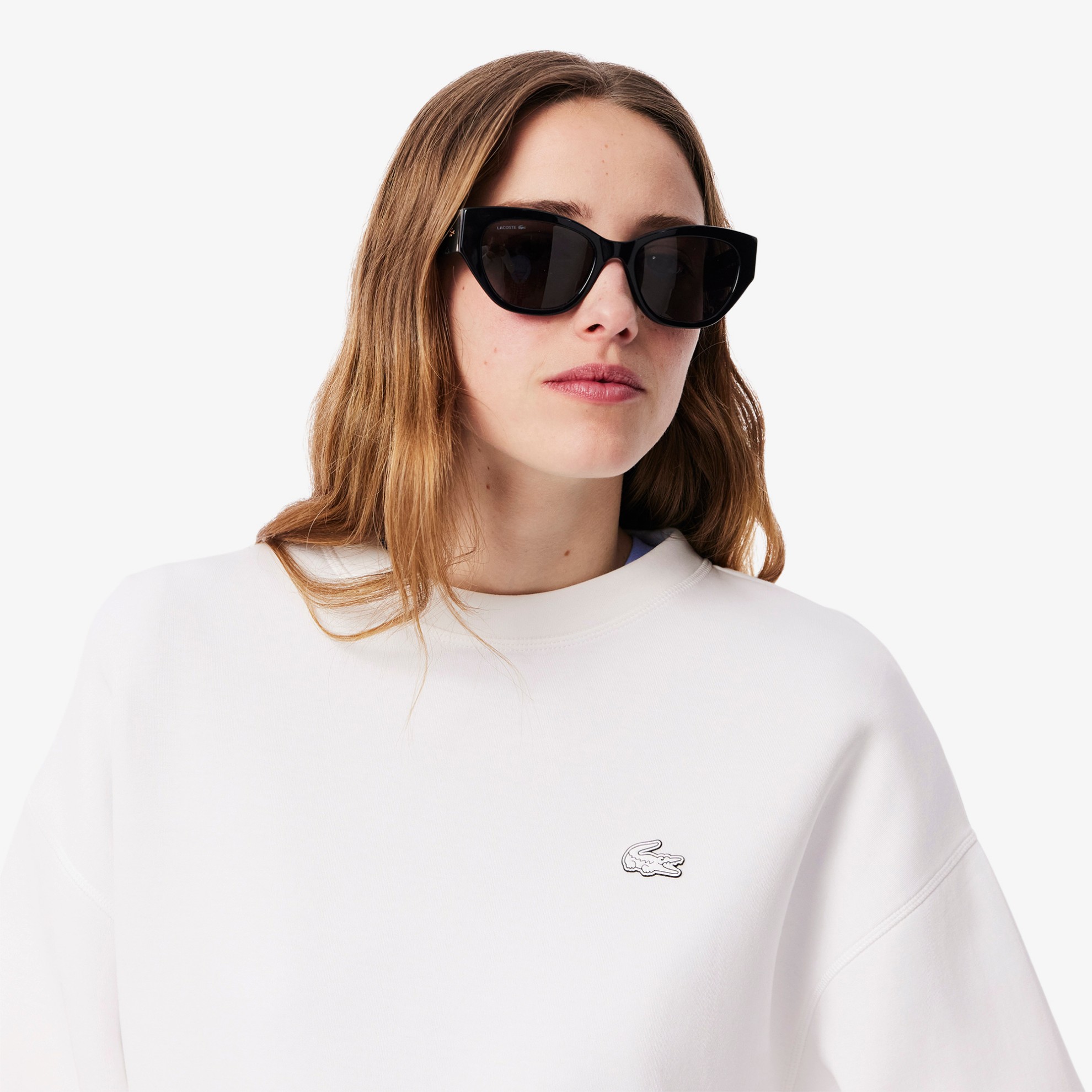 Εικόνα της Γυναικείο Lacoste Print Back Φούτερ