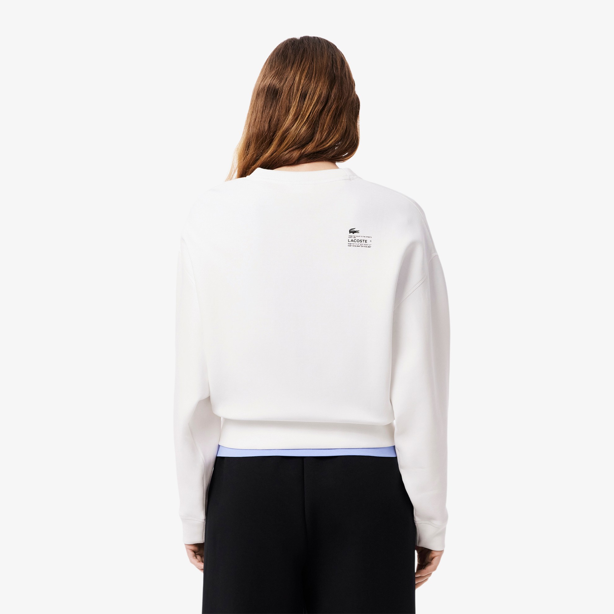 Εικόνα της Γυναικείο Lacoste Print Back Φούτερ