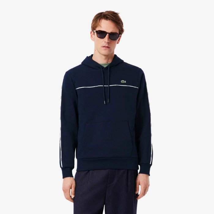 Εικόνα της Ανδρικό Logo Stripe Φούτερ Classic Fit 