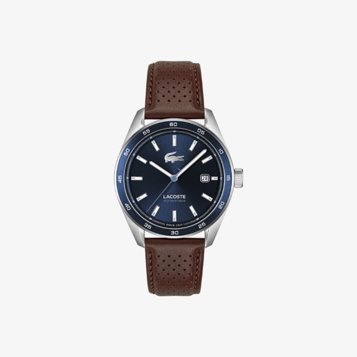 Εικόνα της Ανδρικό Boston Leather Automatic Ρολόι