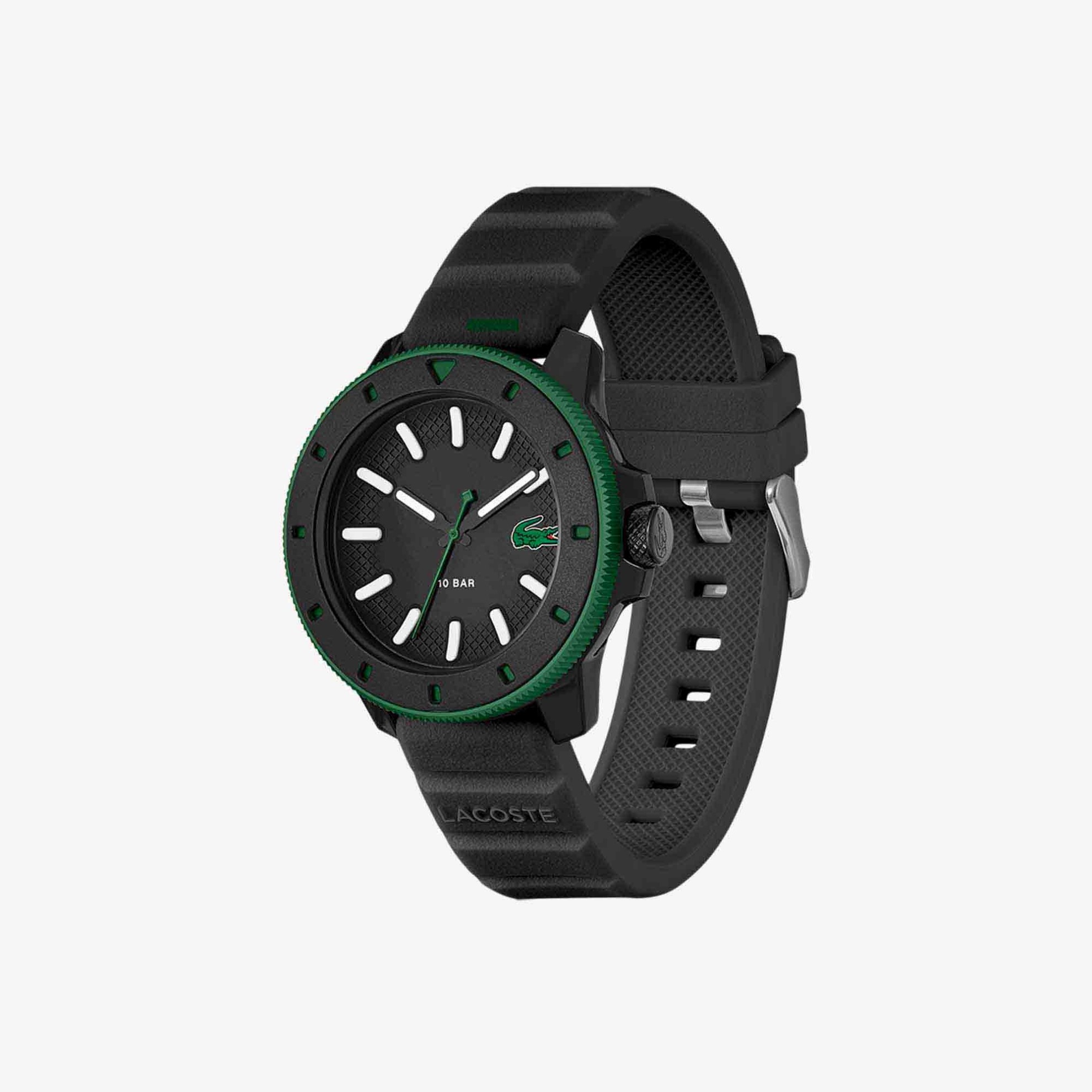 Εικόνα της Ανδρικό Silicone Strap 3 Hand Quartz Ρολόι