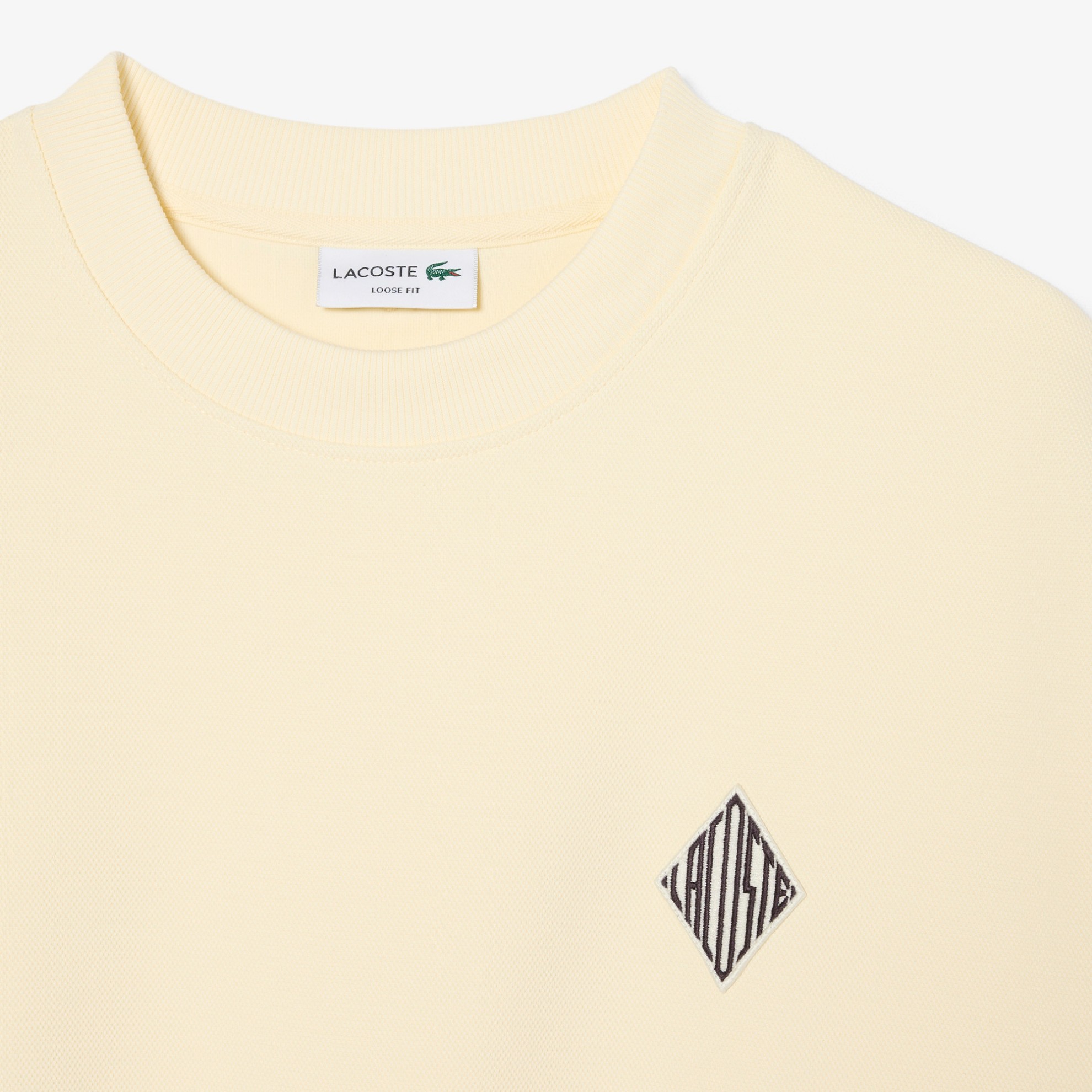 Εικόνα της Ανδρικό Double Face Piqué Badge Φούτερ 