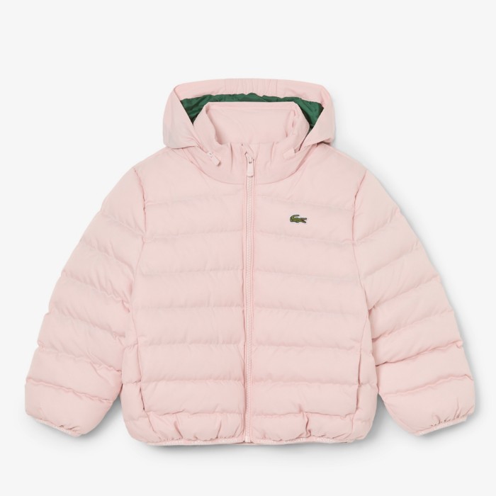 Εικόνα της Παιδικό Hooded Diamond Taffeta Puffed Jacket