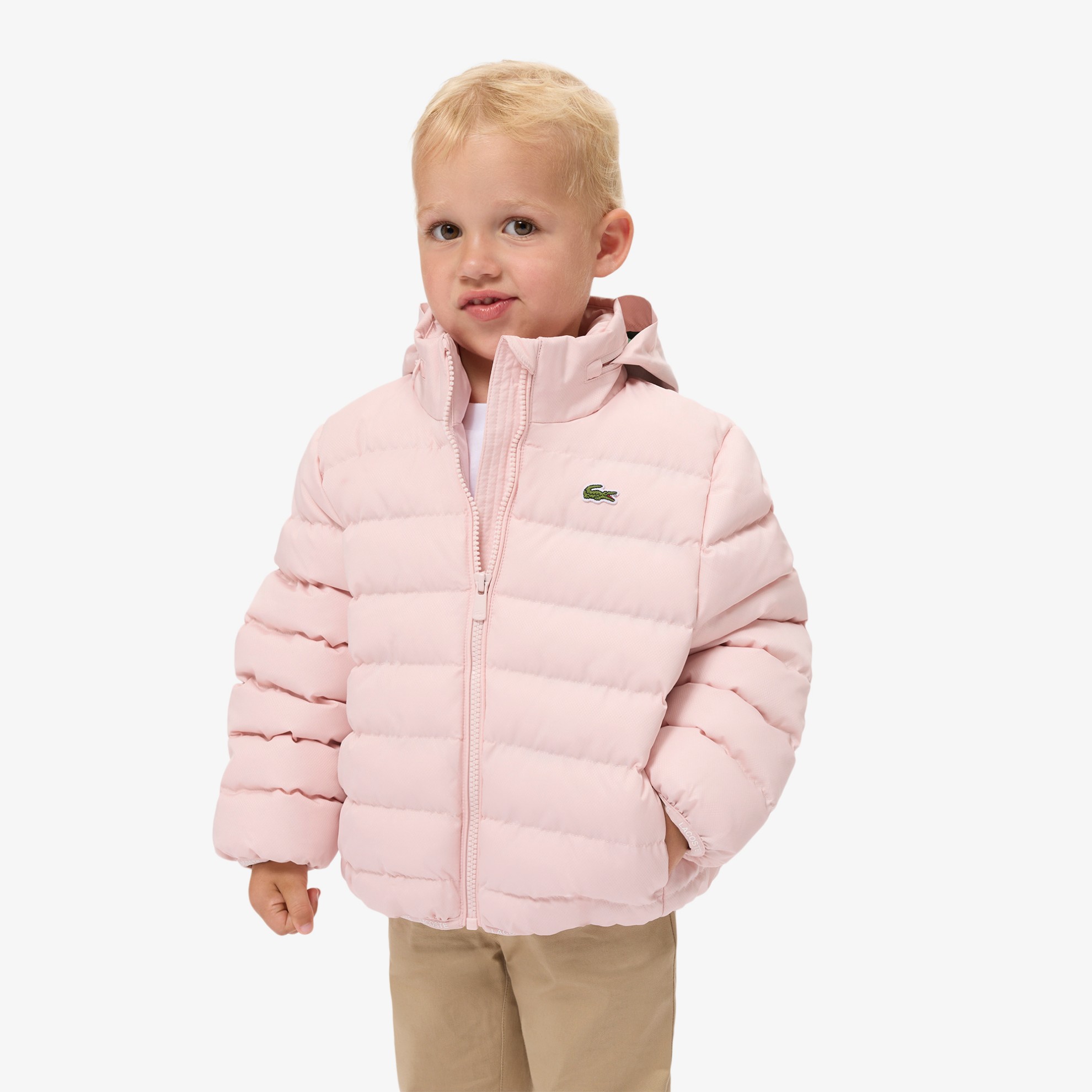 Εικόνα της Παιδικό Hooded Diamond Taffeta Puffed Jacket