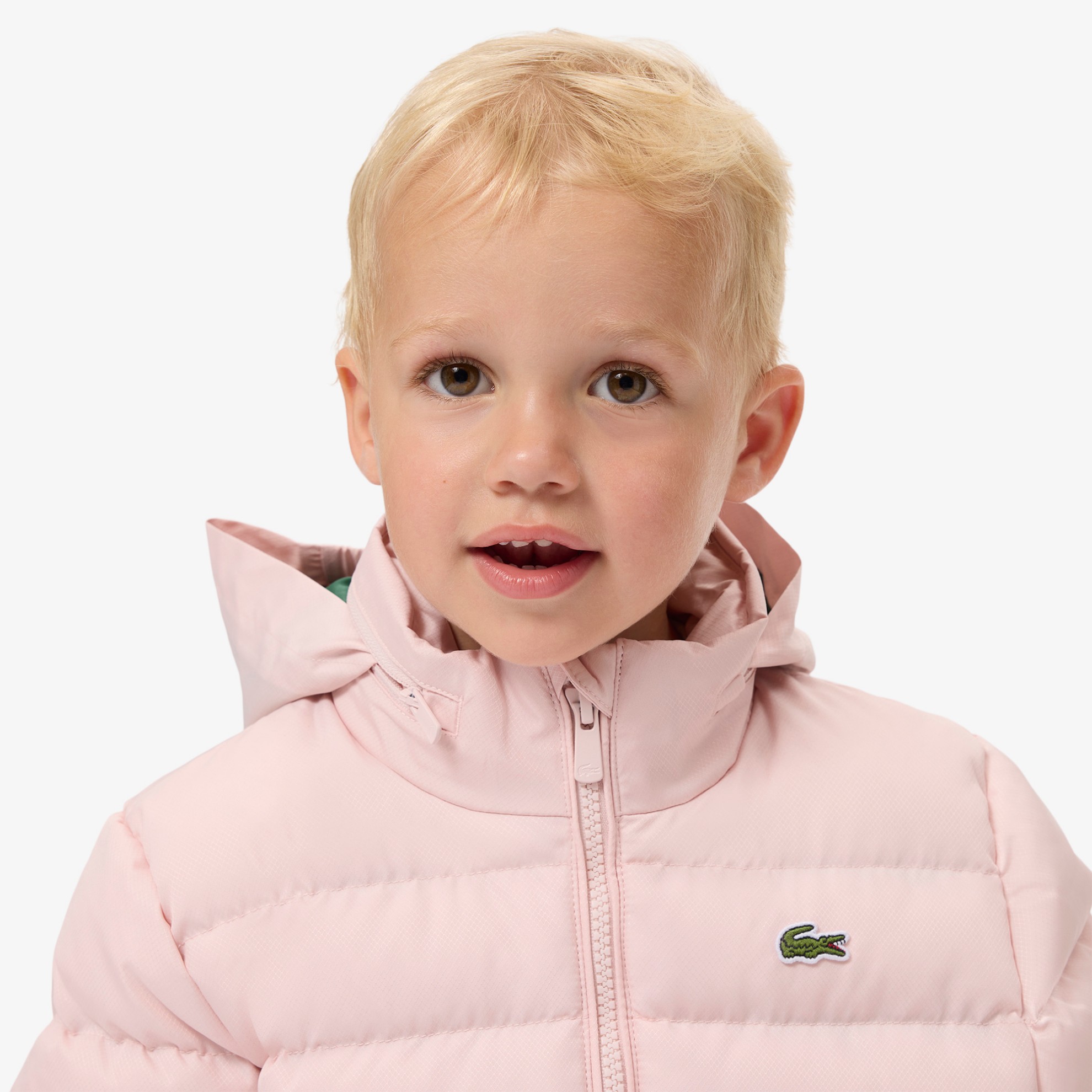 Εικόνα της Παιδικό Hooded Diamond Taffeta Puffed Jacket