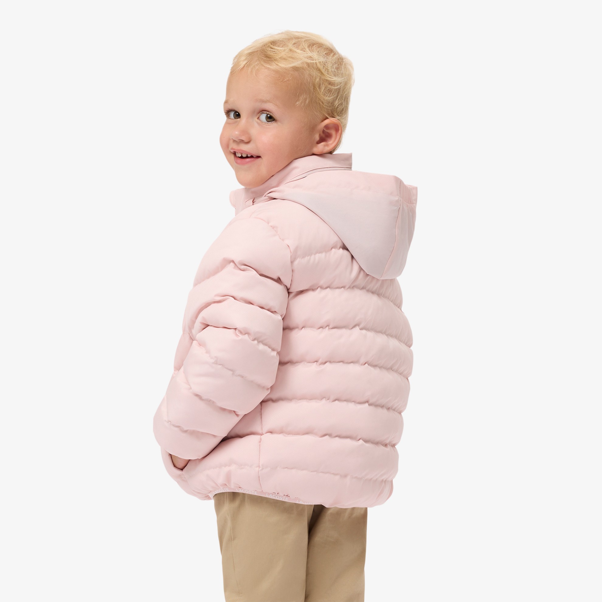 Εικόνα της Παιδικό Hooded Diamond Taffeta Puffed Jacket