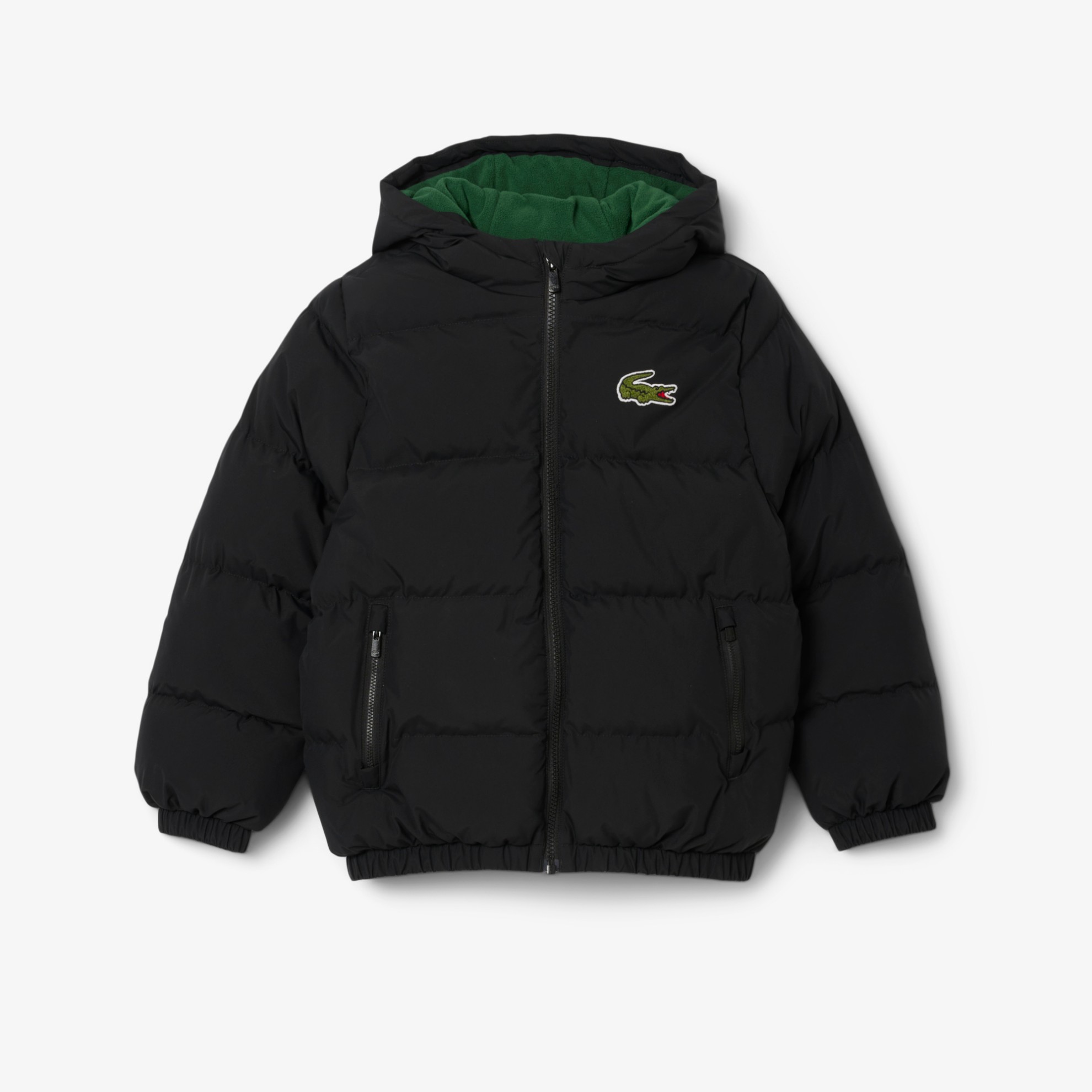 Εικόνα της Παιδικό Embroidered Crocodile Hooded Puffed Jacket