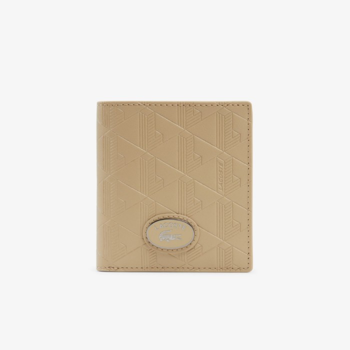 Εικόνα της Monogram Compact Leather Πορτοφόλι