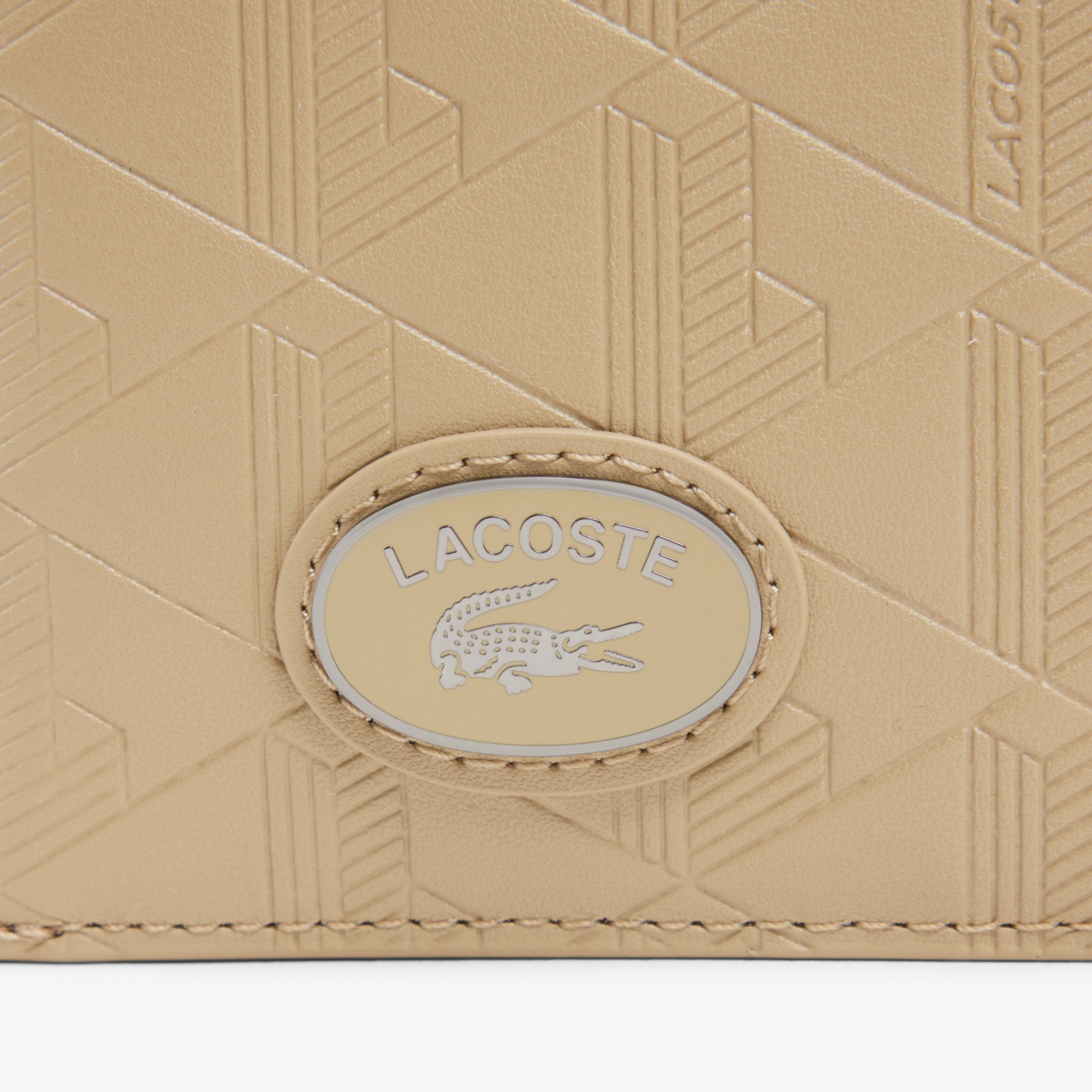 Εικόνα της Monogram Compact Leather Πορτοφόλι