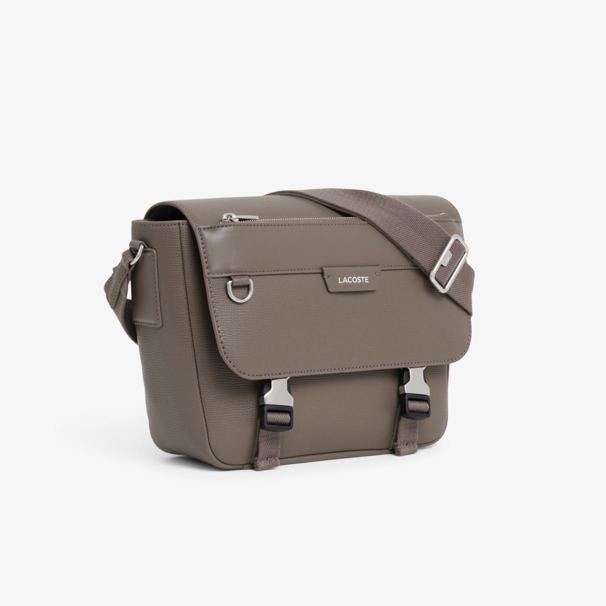 Εικόνα της Ossian Flap Close Leather Τσάντα Satchel