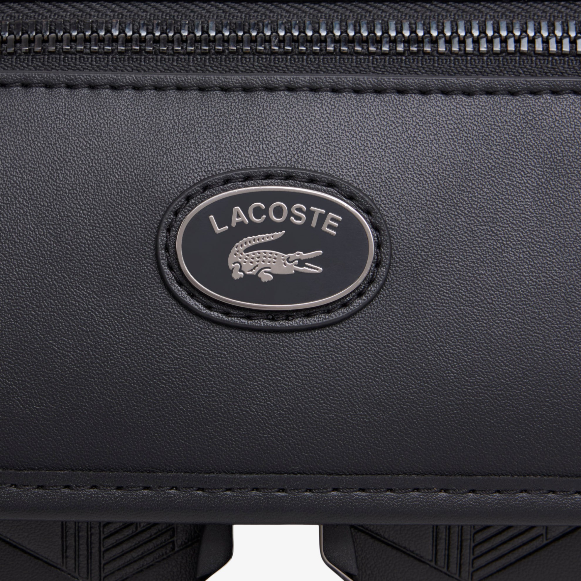 Εικόνα της Small Monogram Leather Flap Τσάντα Satchel