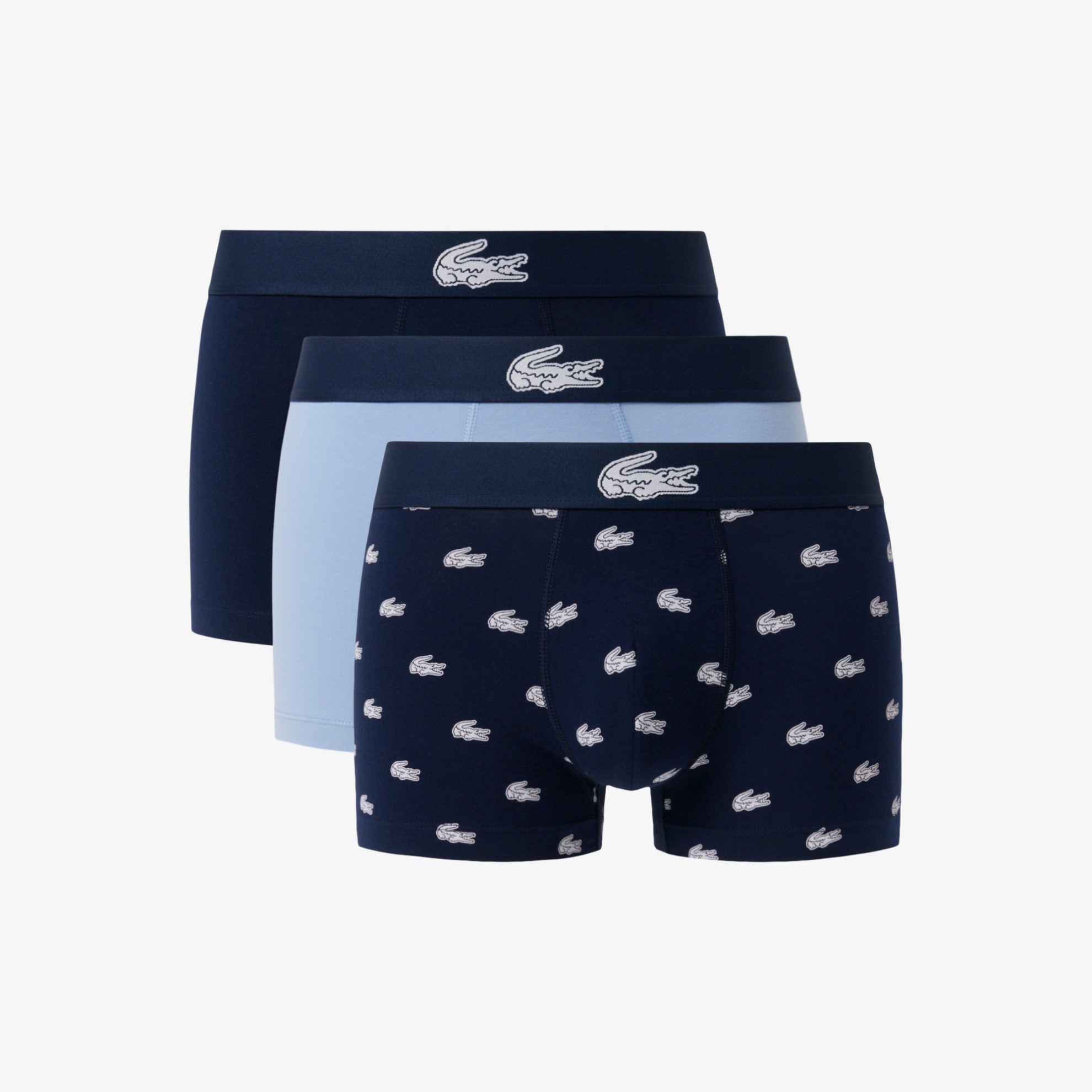 Εικόνα της Ανδρικά 3-Pack Crocodile Print Trunks