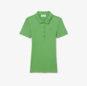 Γυναικεία L.12.D Ribbed Cotton Polo Μπλούζα Slim Fit 