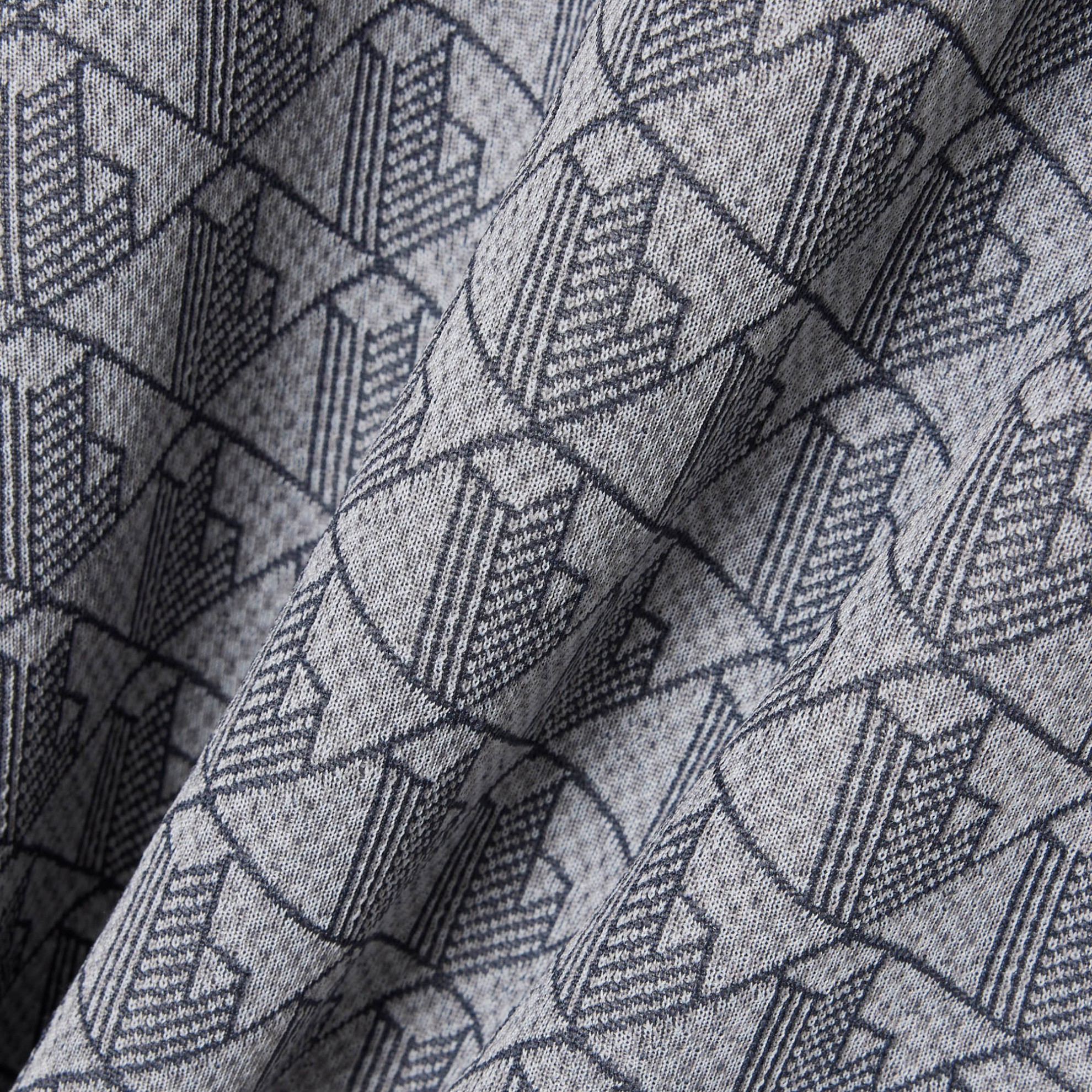 Εικόνα της Ανδρική Contrast Collar Monogram Motif Polo Μπλούζα Classic Fit