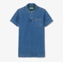 Oversized Denim Polo Φόρεμα