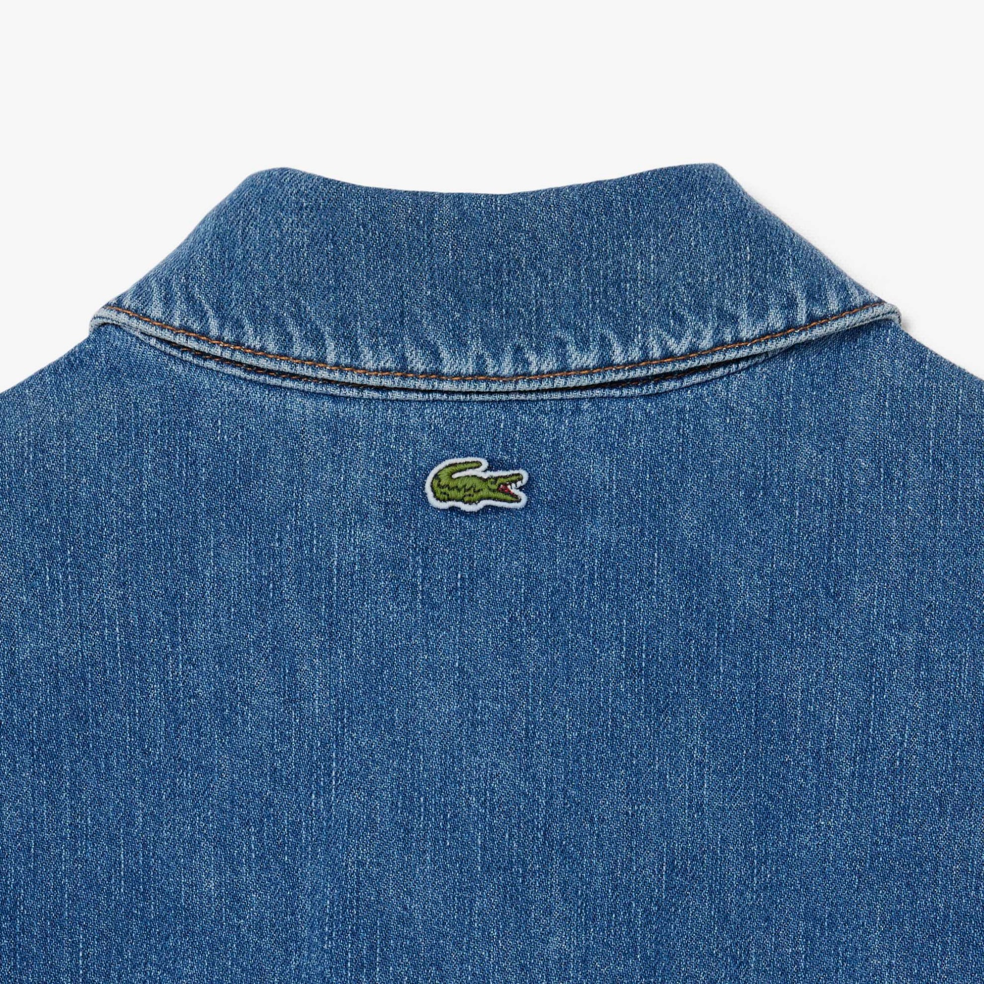 Εικόνα της Oversized Denim Polo Φόρεμα