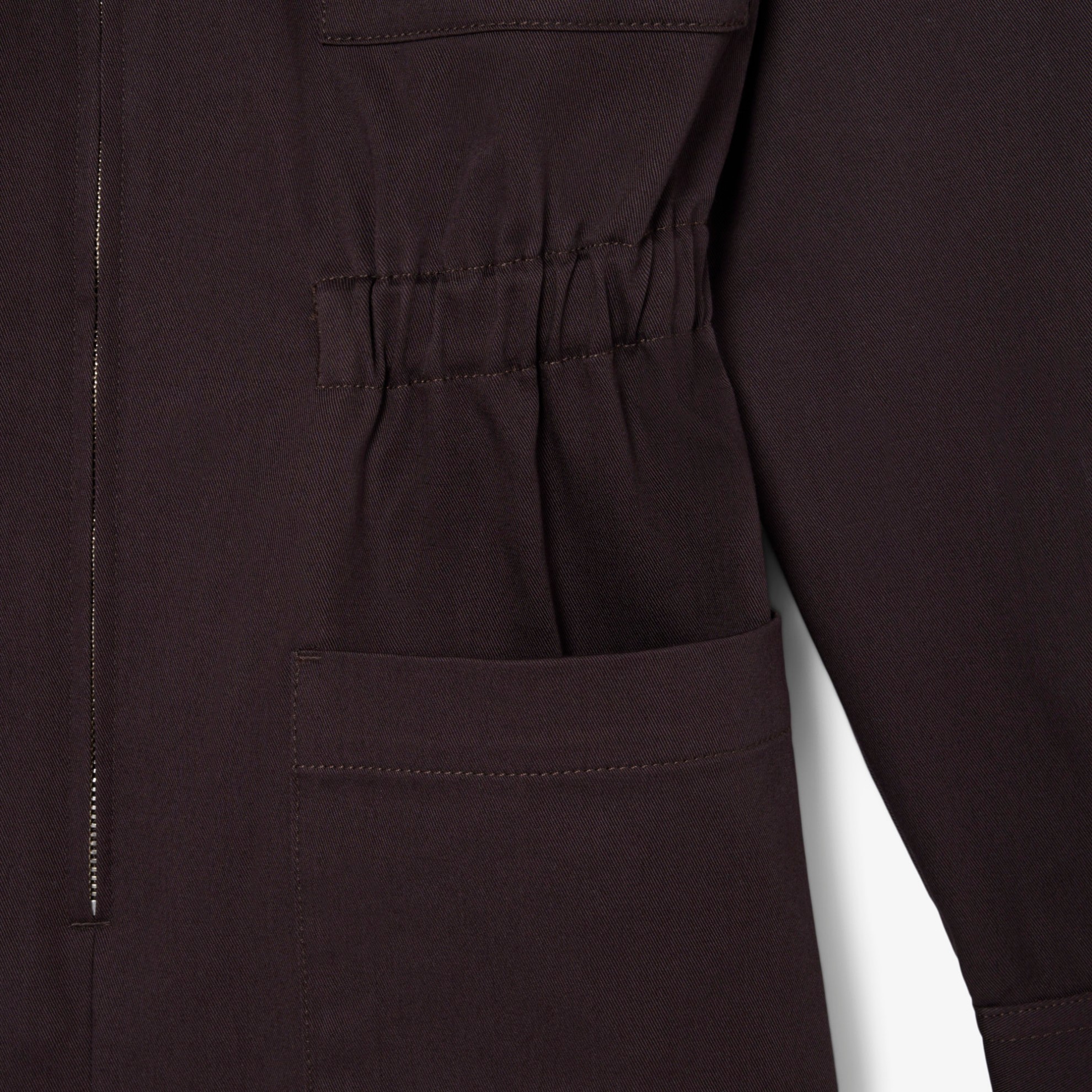 Εικόνα της Polo Collar Stretch Gabardine Playsuit