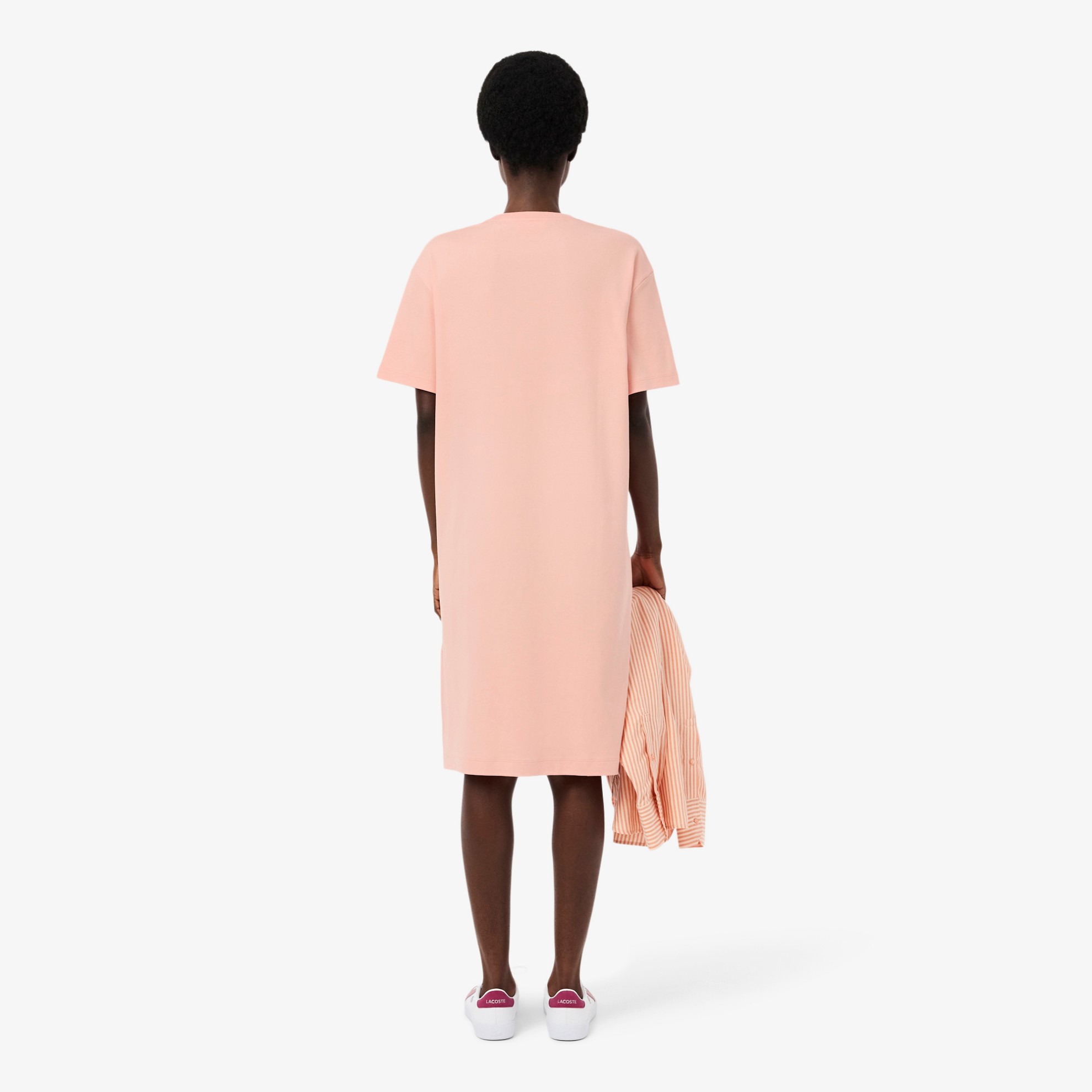 Εικόνα της Oversized Cotton T-Shirt Φόρεμα 