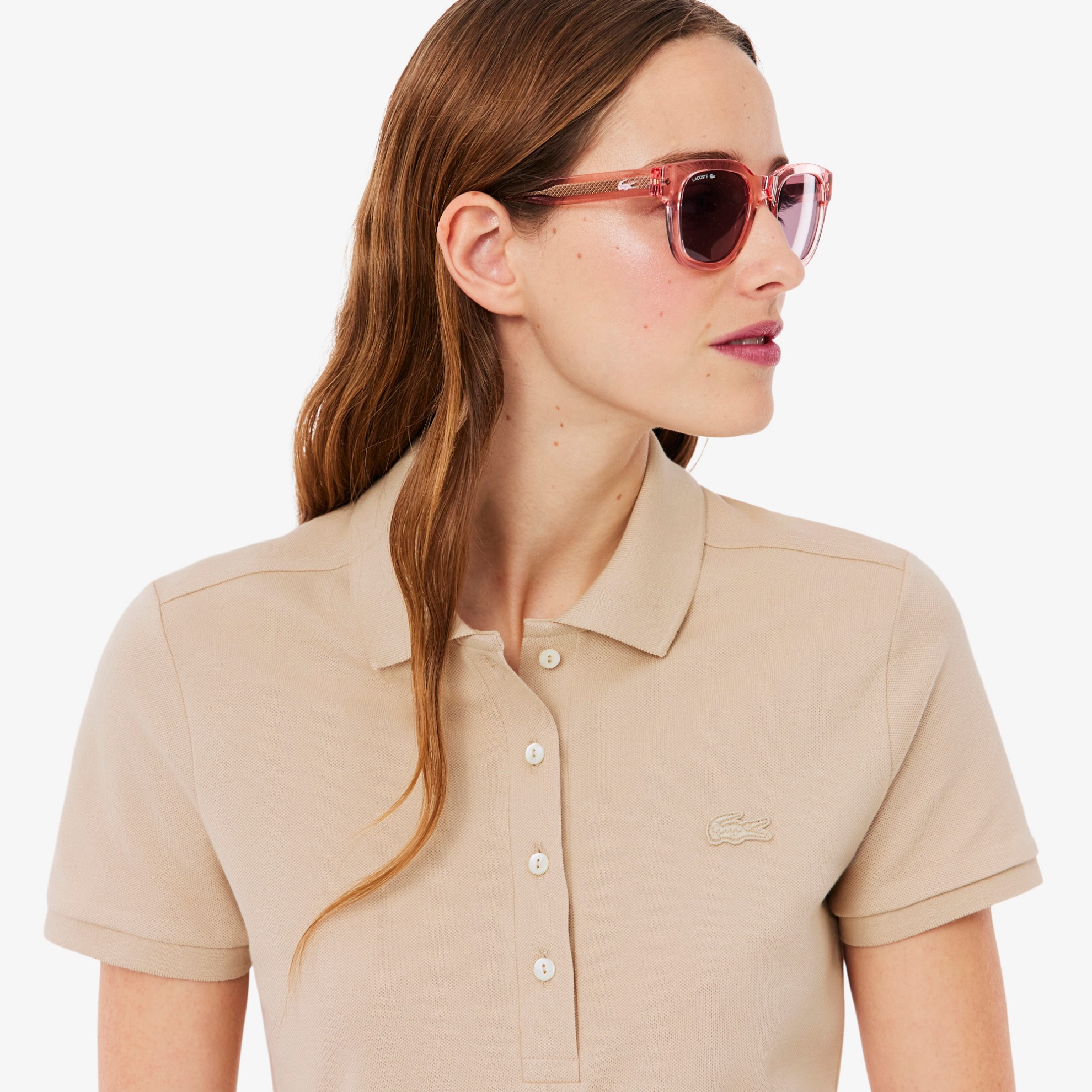 Εικόνα της Γυναικείο Stretch Cotton Piqué Polo Φόρεμα