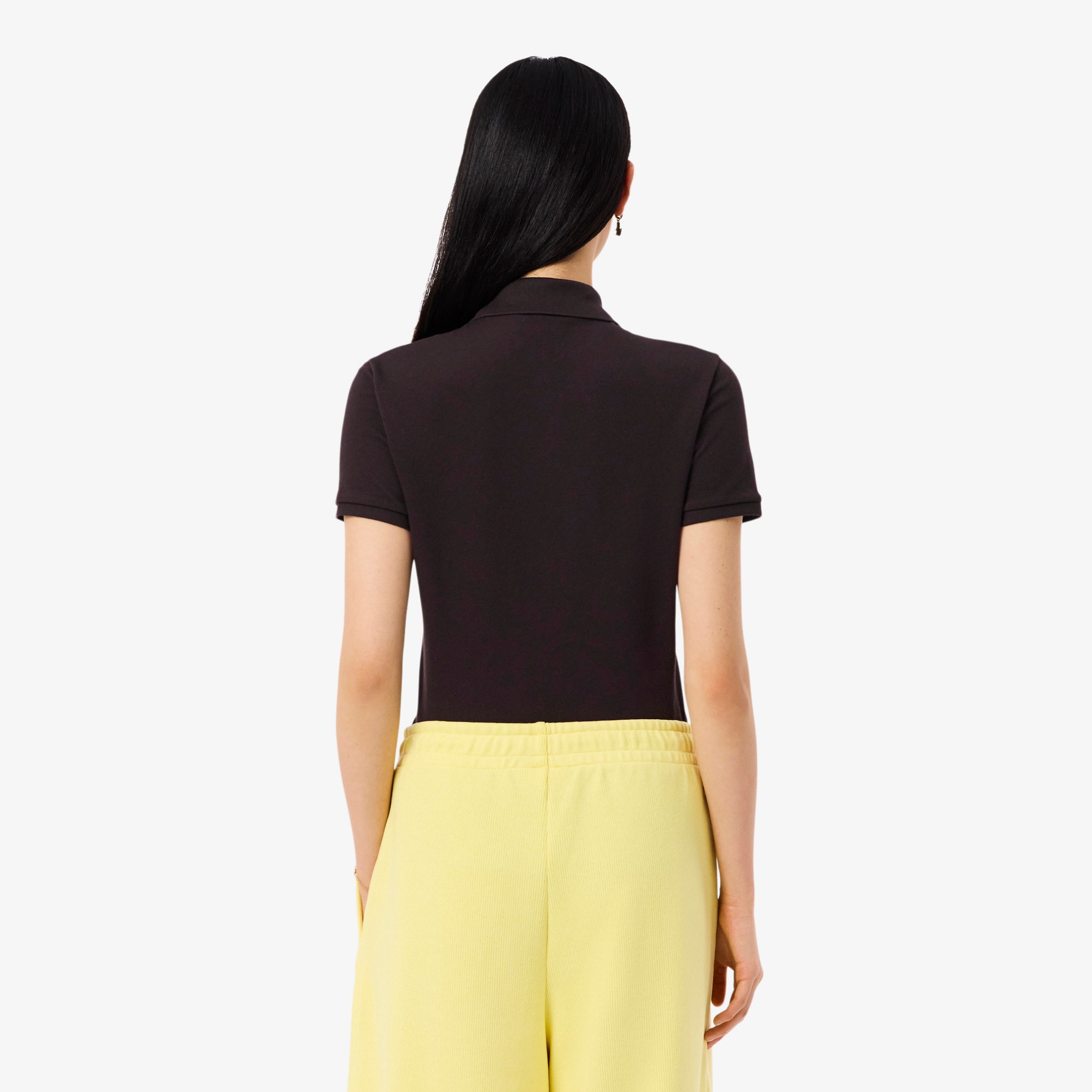 Εικόνα της Γυναικεία Stretch Cotton Piqué Polo Μπλούζα Slim Fit