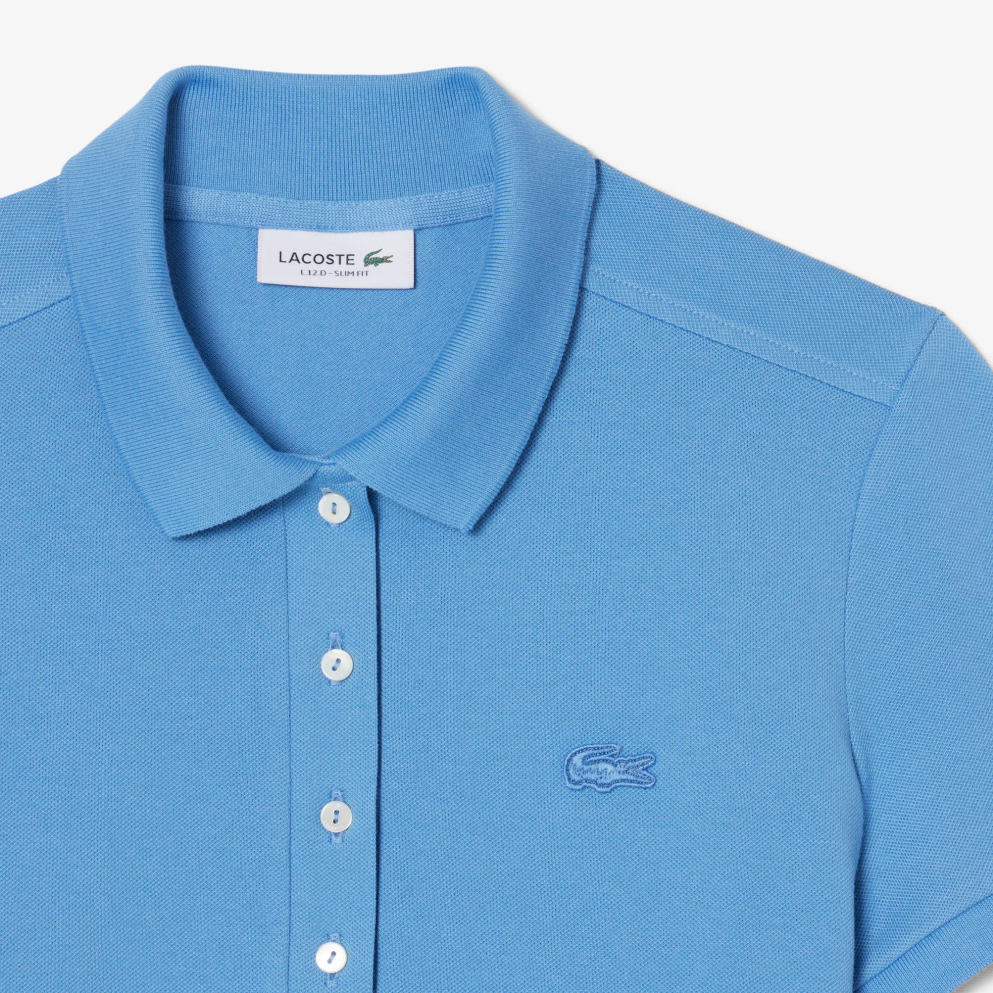 Εικόνα της Γυναικεία Stretch Cotton Piqué Polo Μπλούζα Slim Fit