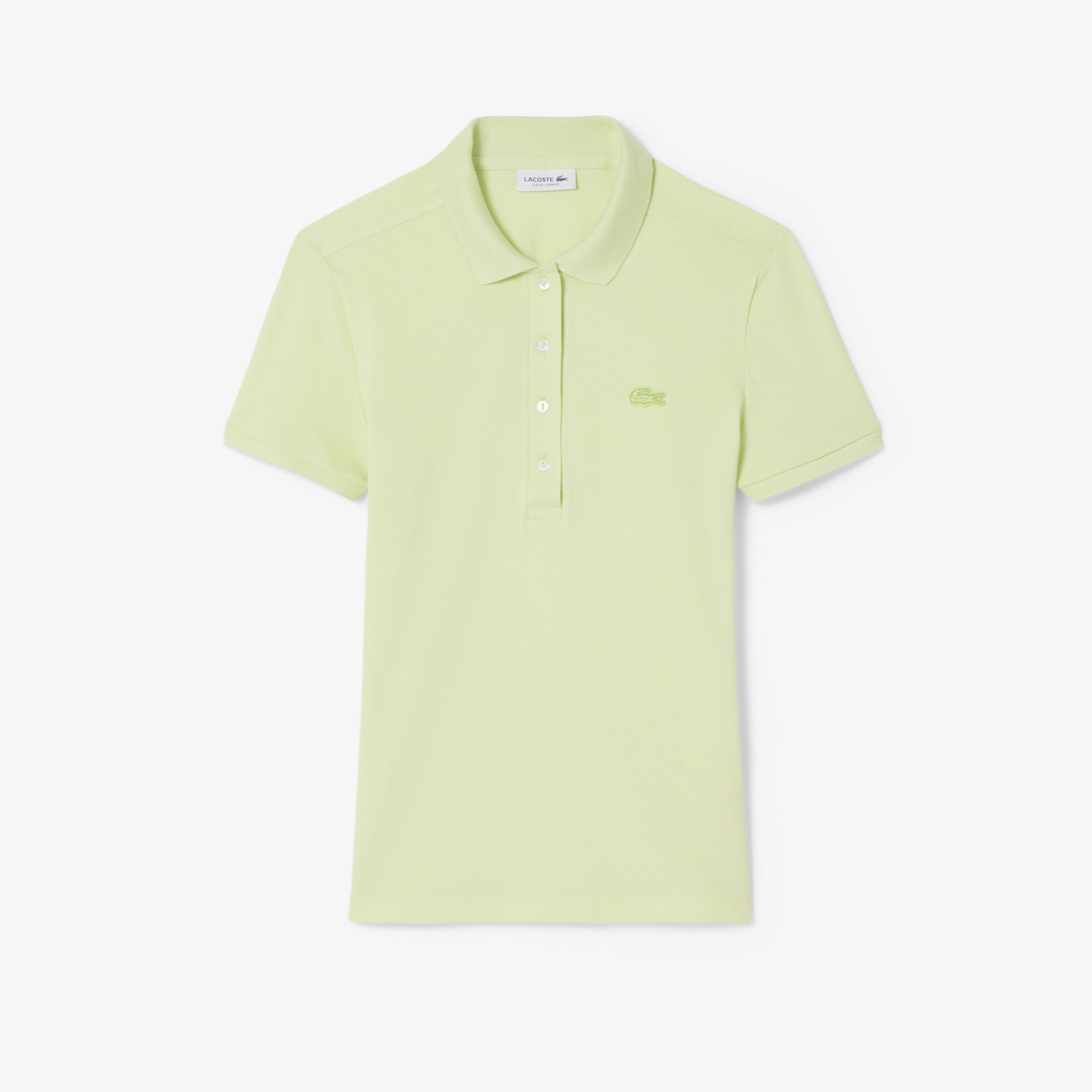 Εικόνα της Γυναικεία Stretch Cotton Piqué Polo Μπλούζα Slim Fit