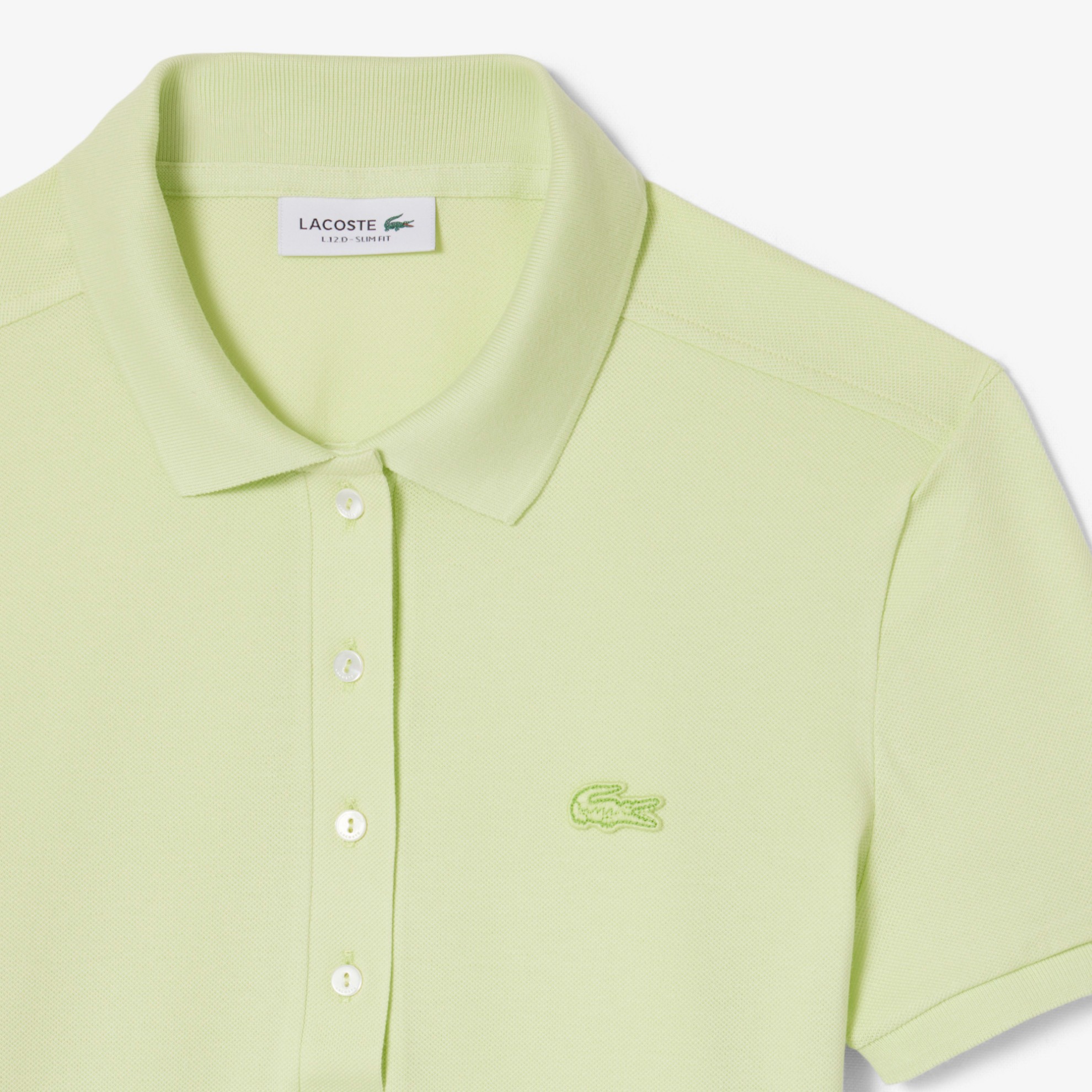 Εικόνα της Γυναικεία Stretch Cotton Piqué Polo Μπλούζα Slim Fit