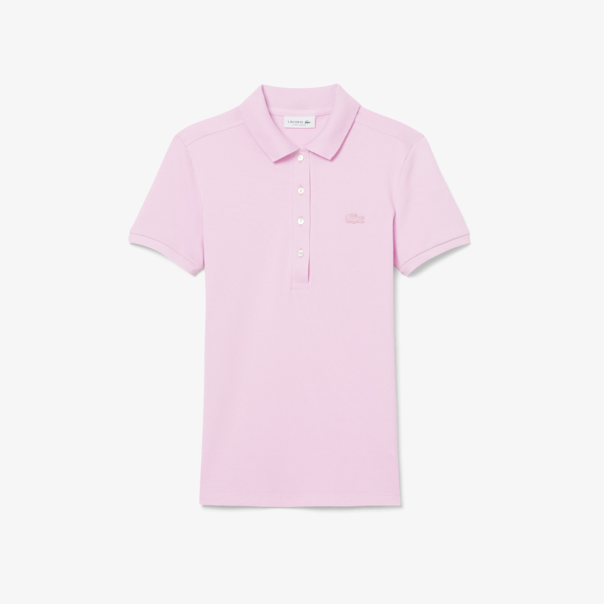 Εικόνα της Γυναικεία Stretch Cotton Piqué Polo Μπλούζα Slim Fit