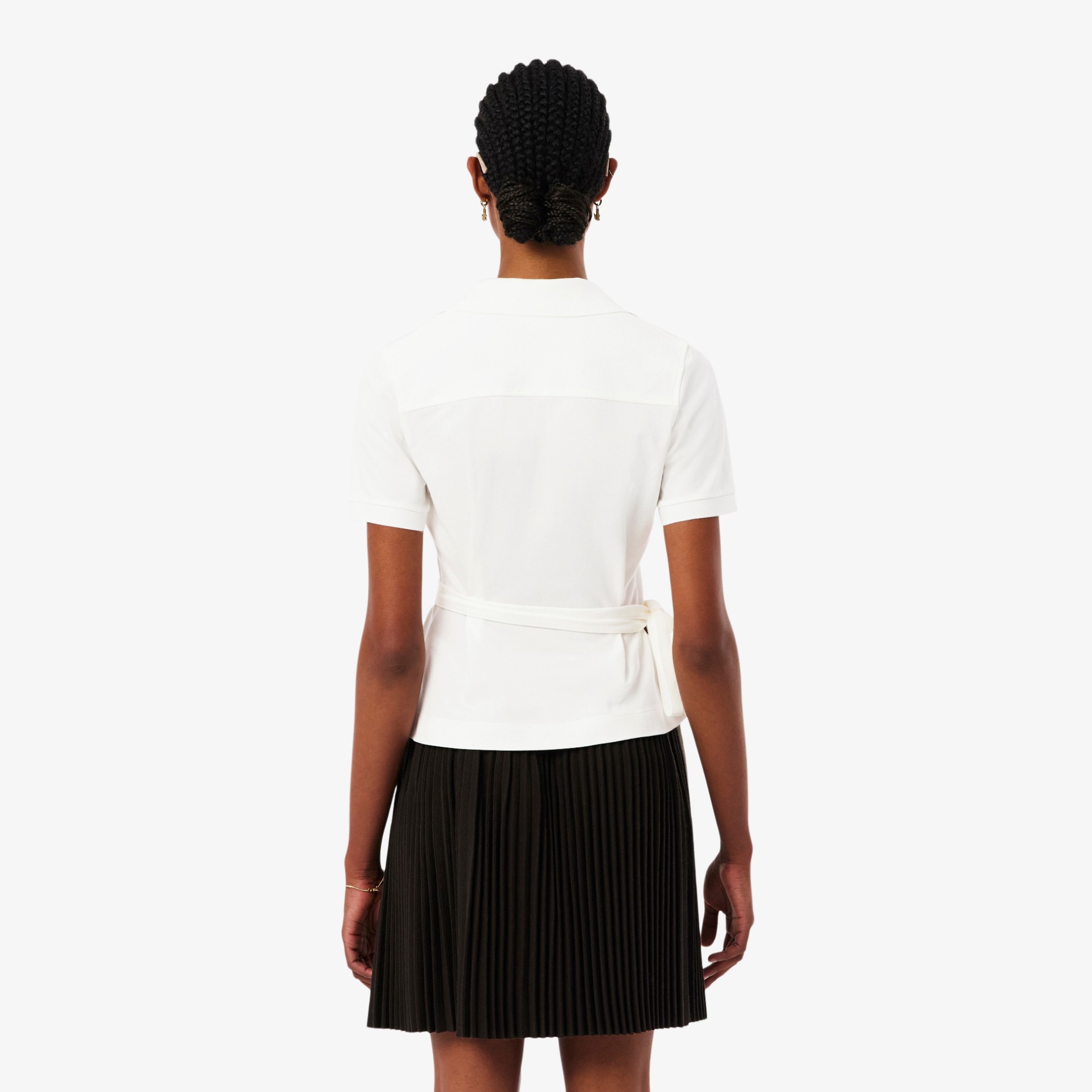 Εικόνα της Stretch Mini Piqué Wrap Polo Μπλούζα