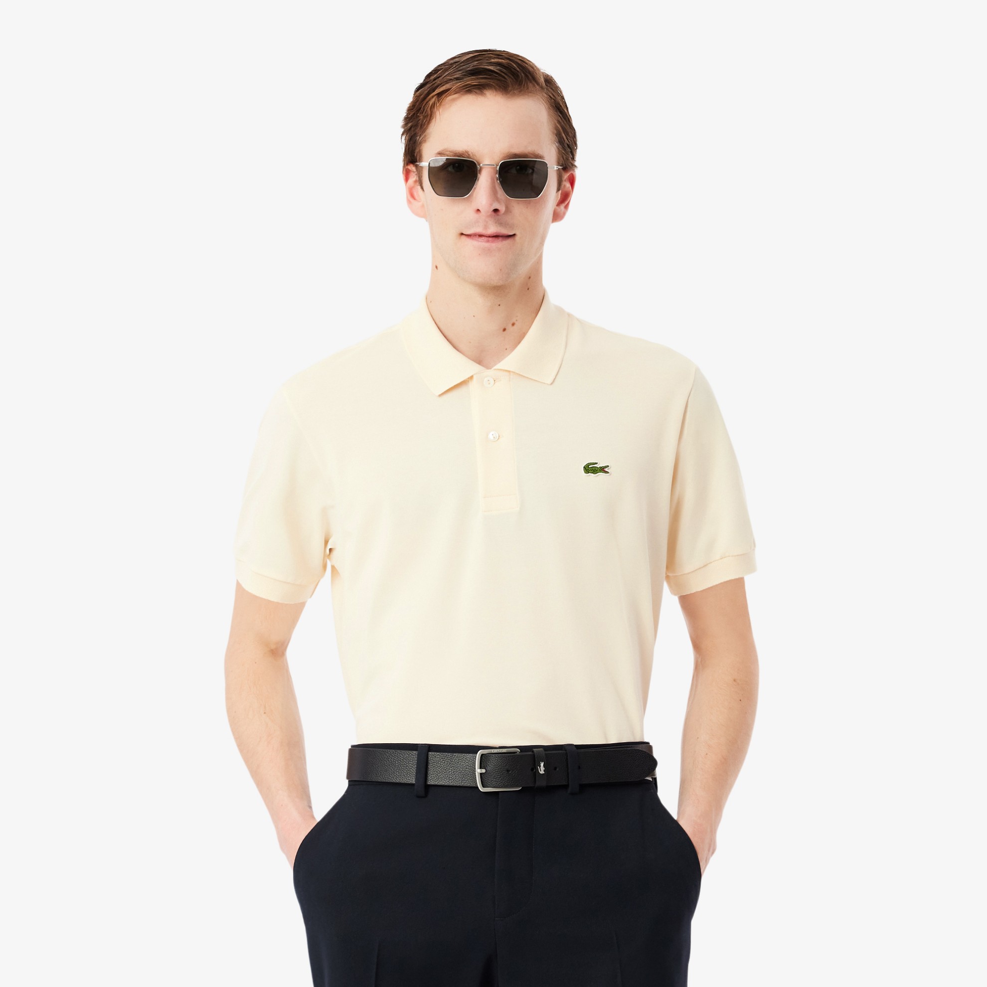 Εικόνα της Ανδρική L.12.12 LIGHT Piqué Polo Μπλούζα Classic Fit 