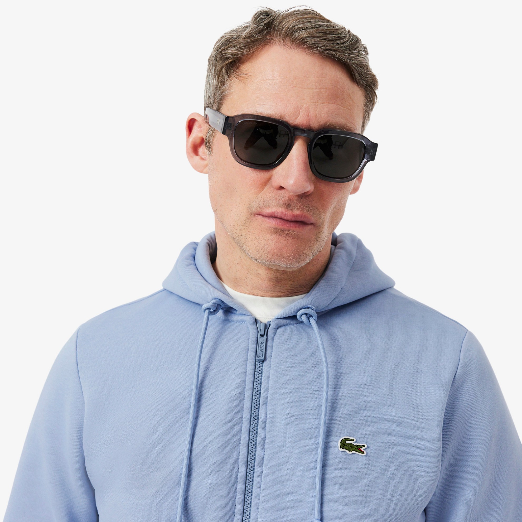 Εικόνα της Ανδρικό Lacoste Kangaroo Pocket Jogger Φούτερ με Φερμουάρ