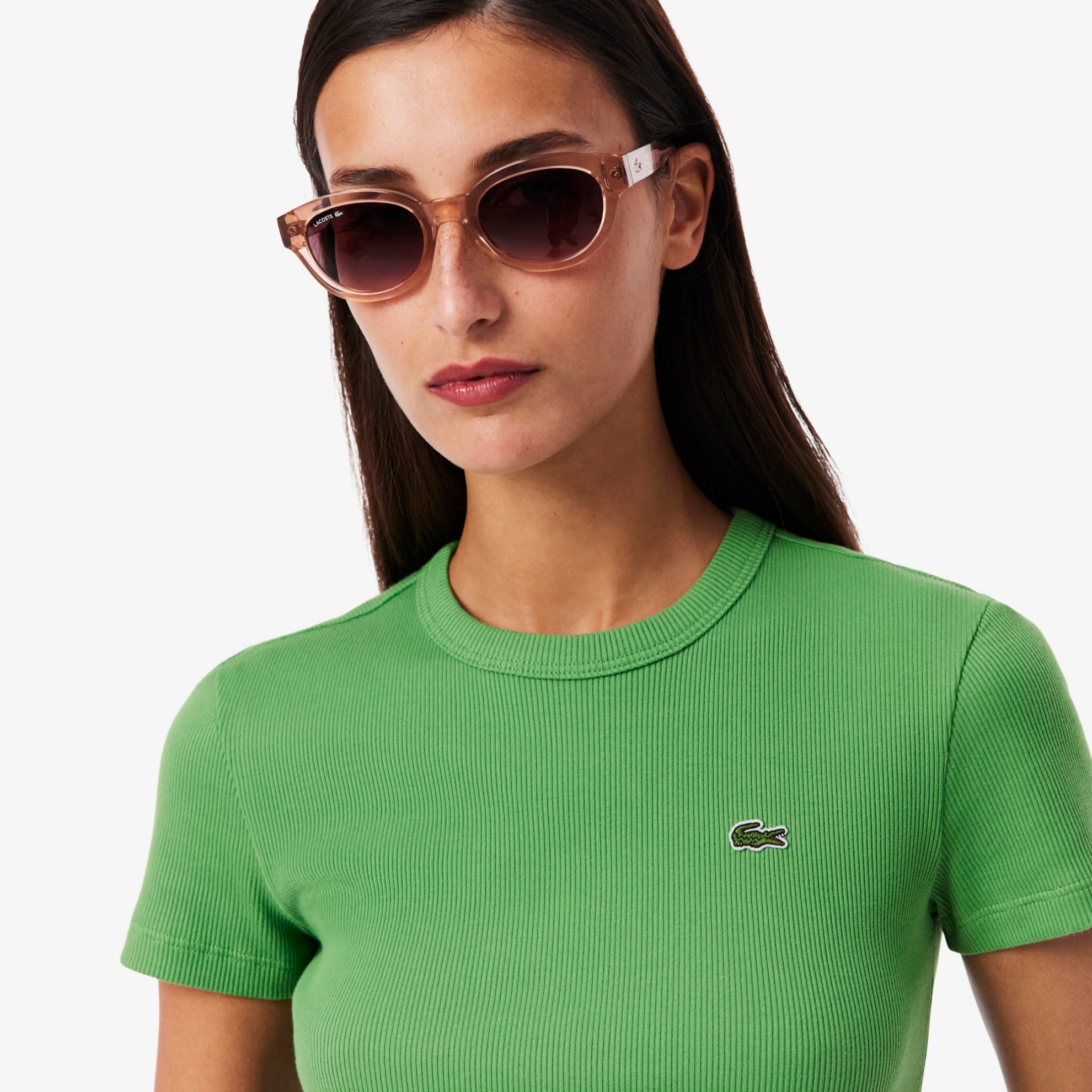 Εικόνα της Γυναικείο T-shirt Slim Fit από Οργανικό Βαμβάκι