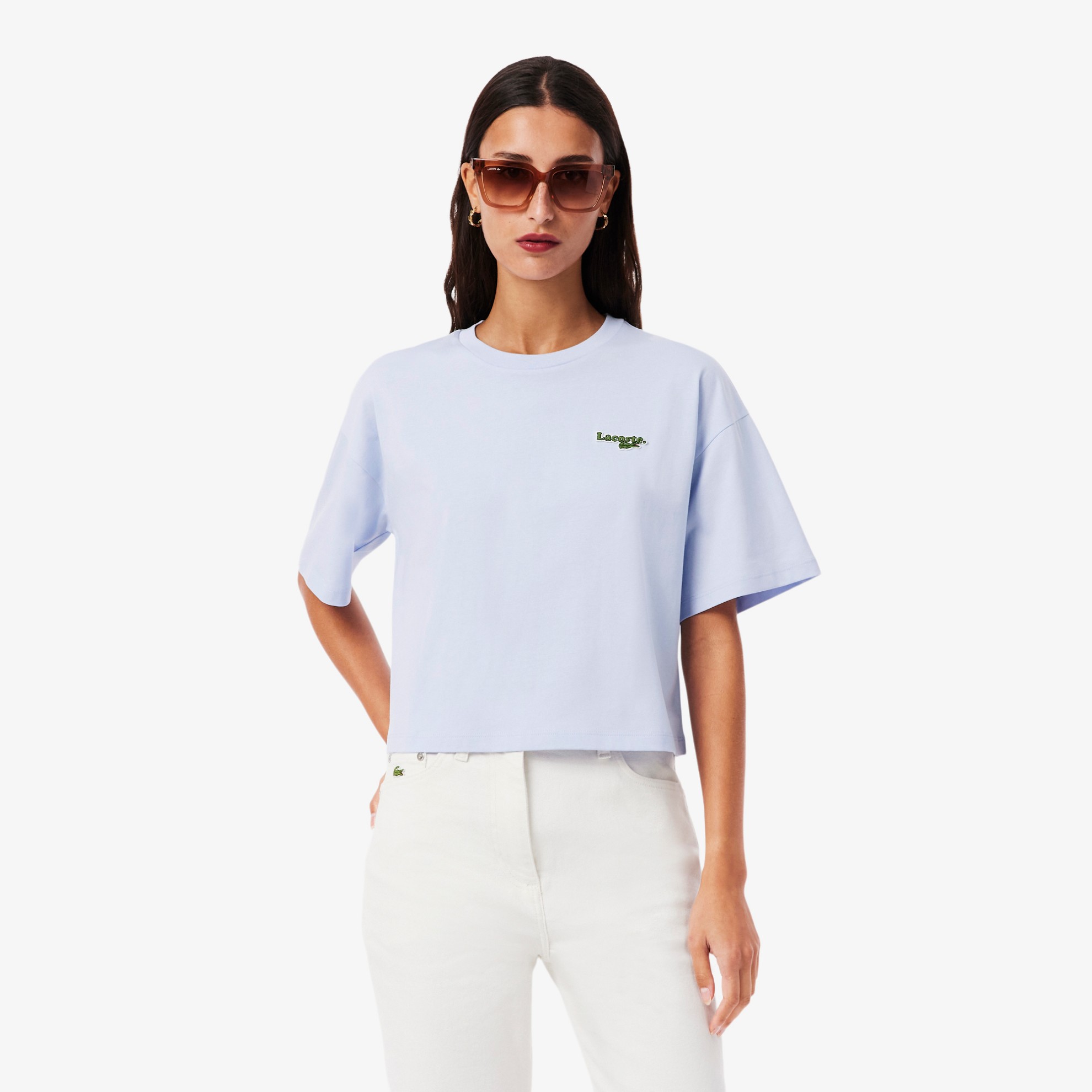 Εικόνα της Γυναικείο Casual Βαμβακερό Jersey T-Shirt