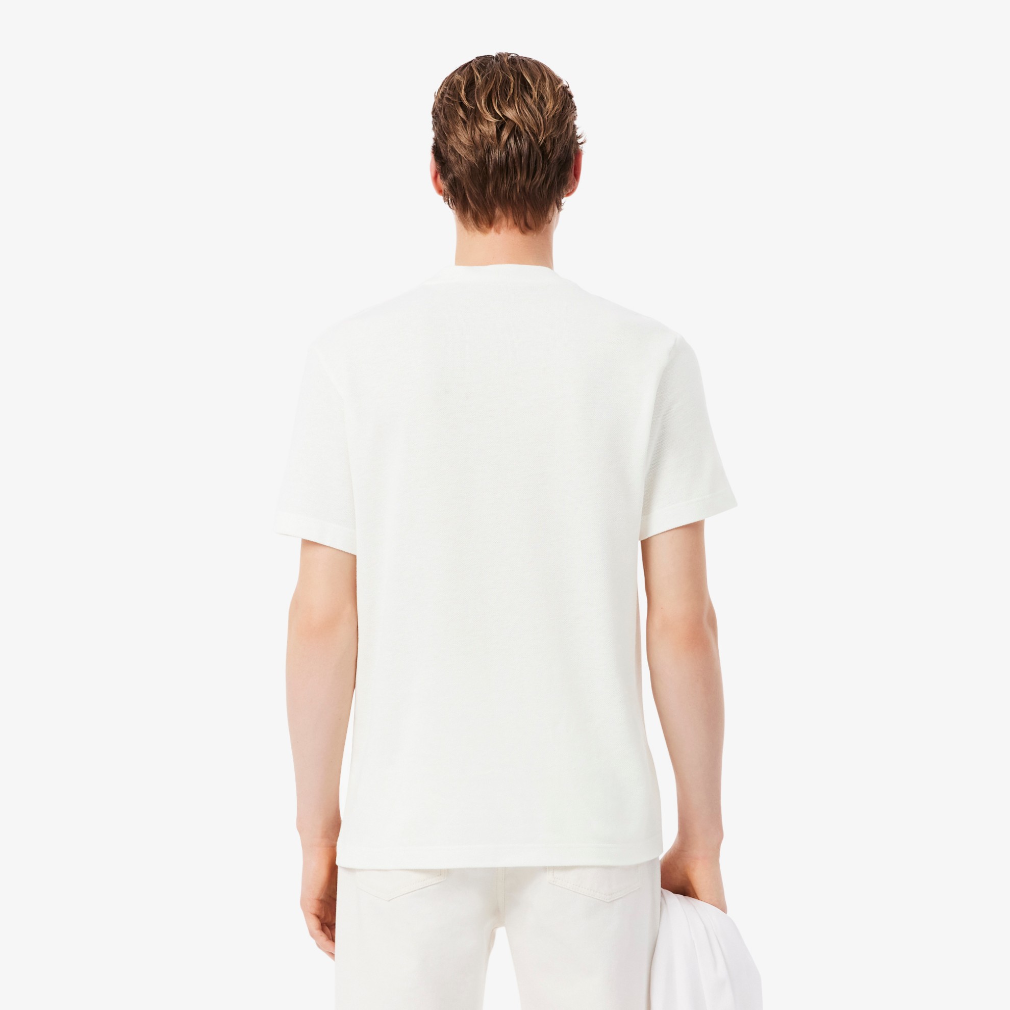 Εικόνα της Ανδρικό Heavy Cotton and Linen Piqué T-Shirt