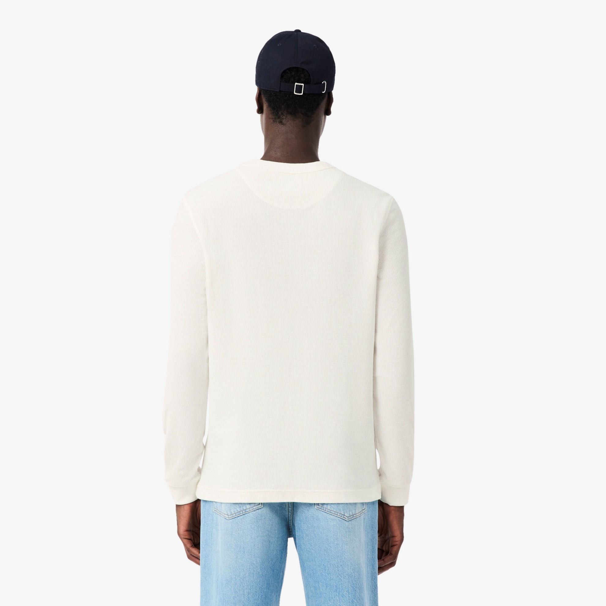 Εικόνα της Ανδρικό Waffle Knit Henley T-Shirt