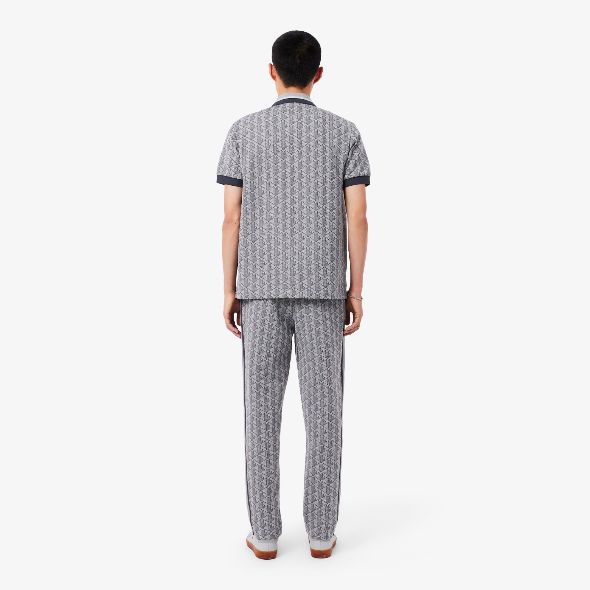 Εικόνα της Ανδρικό Paris Monogram Jacquard Track Παντελόνι