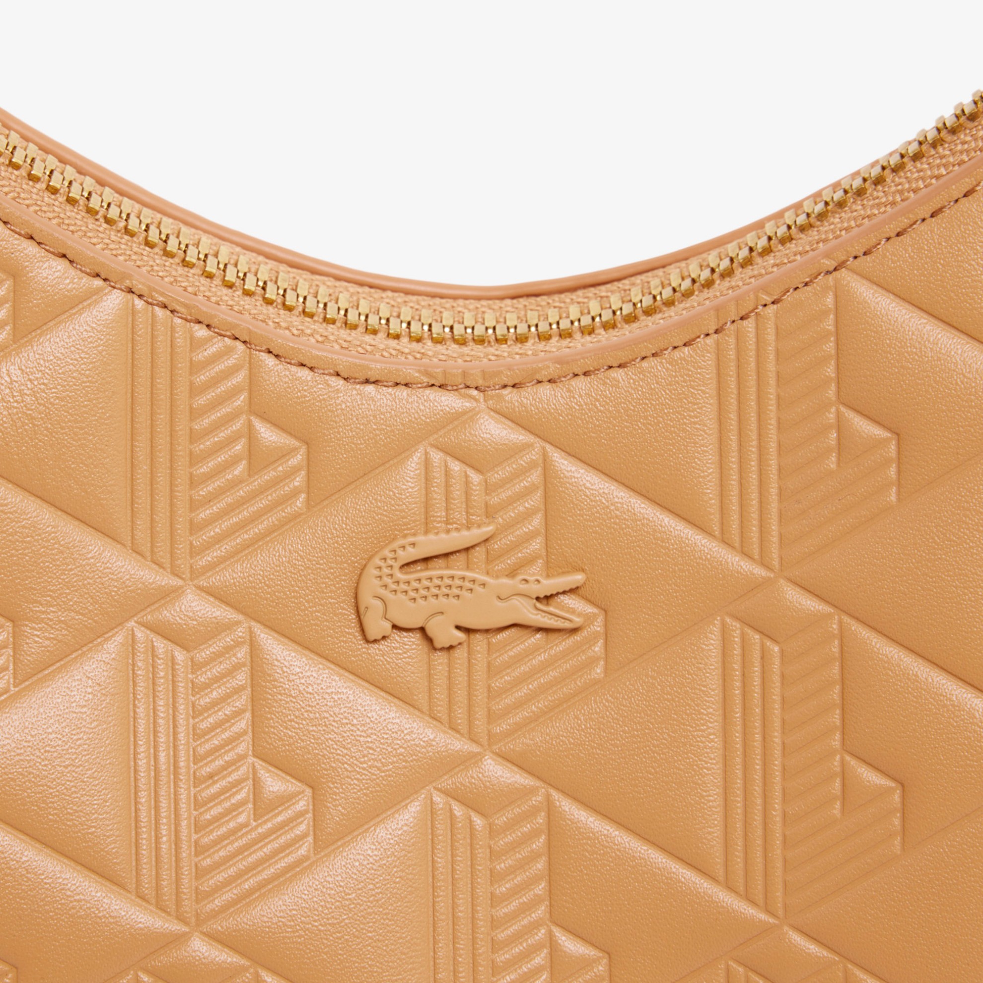 Εικόνα της Γυναικεία Maheki Embossed Leather Half Moon Τσάντα