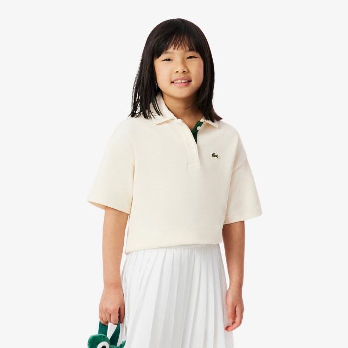 Εικόνα της Παιδική Oversized Piqué Polo Μπλούζα