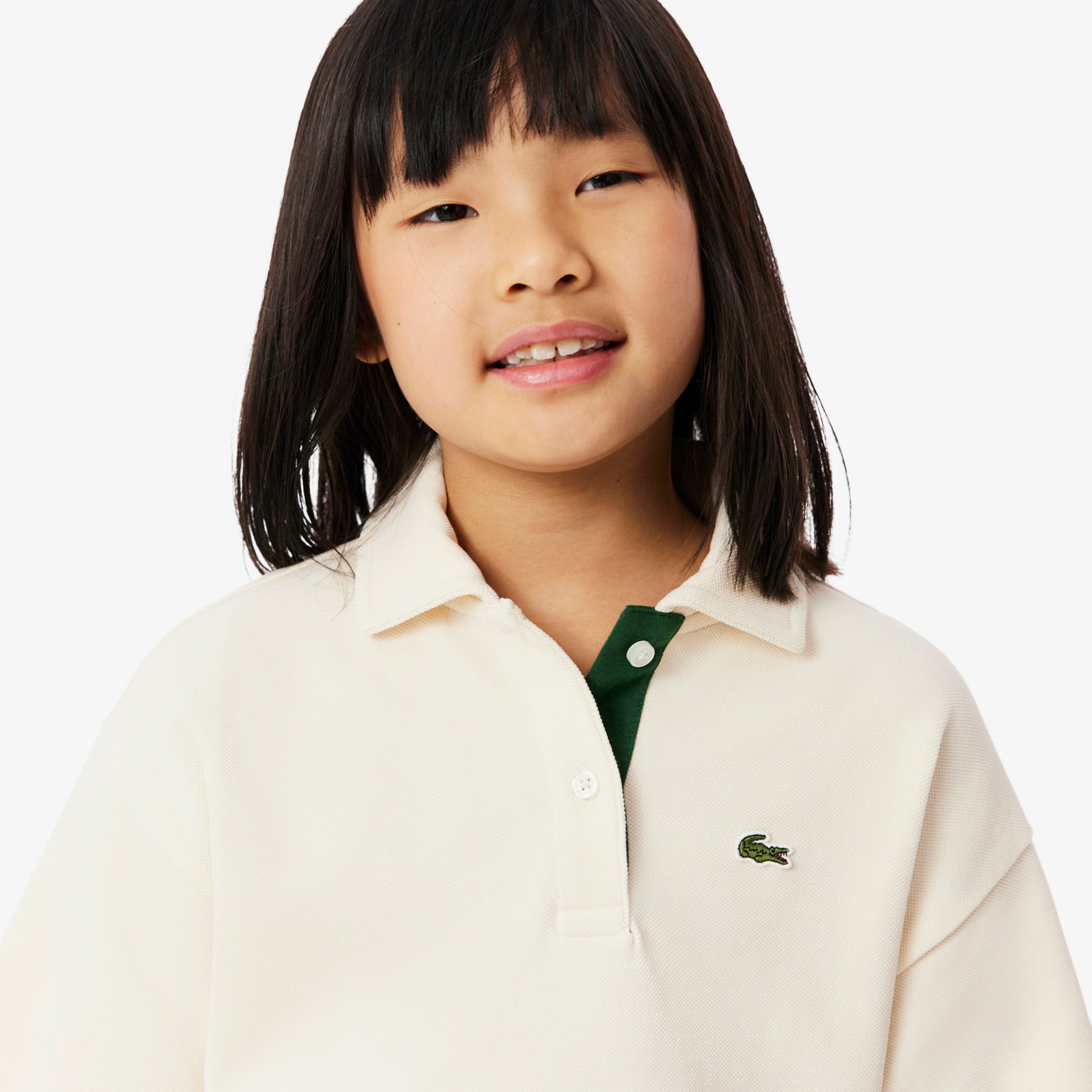Εικόνα της Παιδική Oversized Piqué Polo Μπλούζα