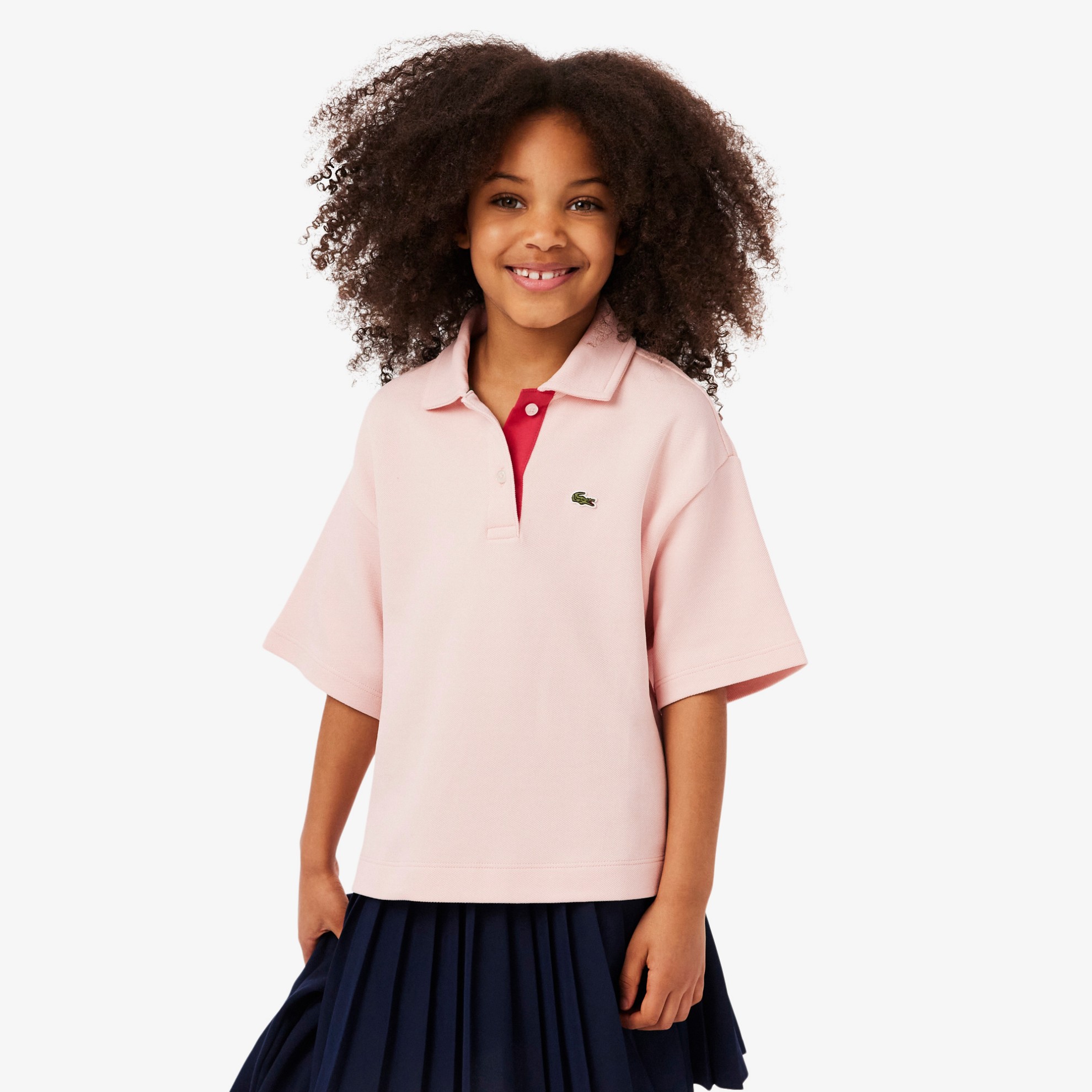 Εικόνα της Παιδική Oversized Piqué Polo Μπλούζα