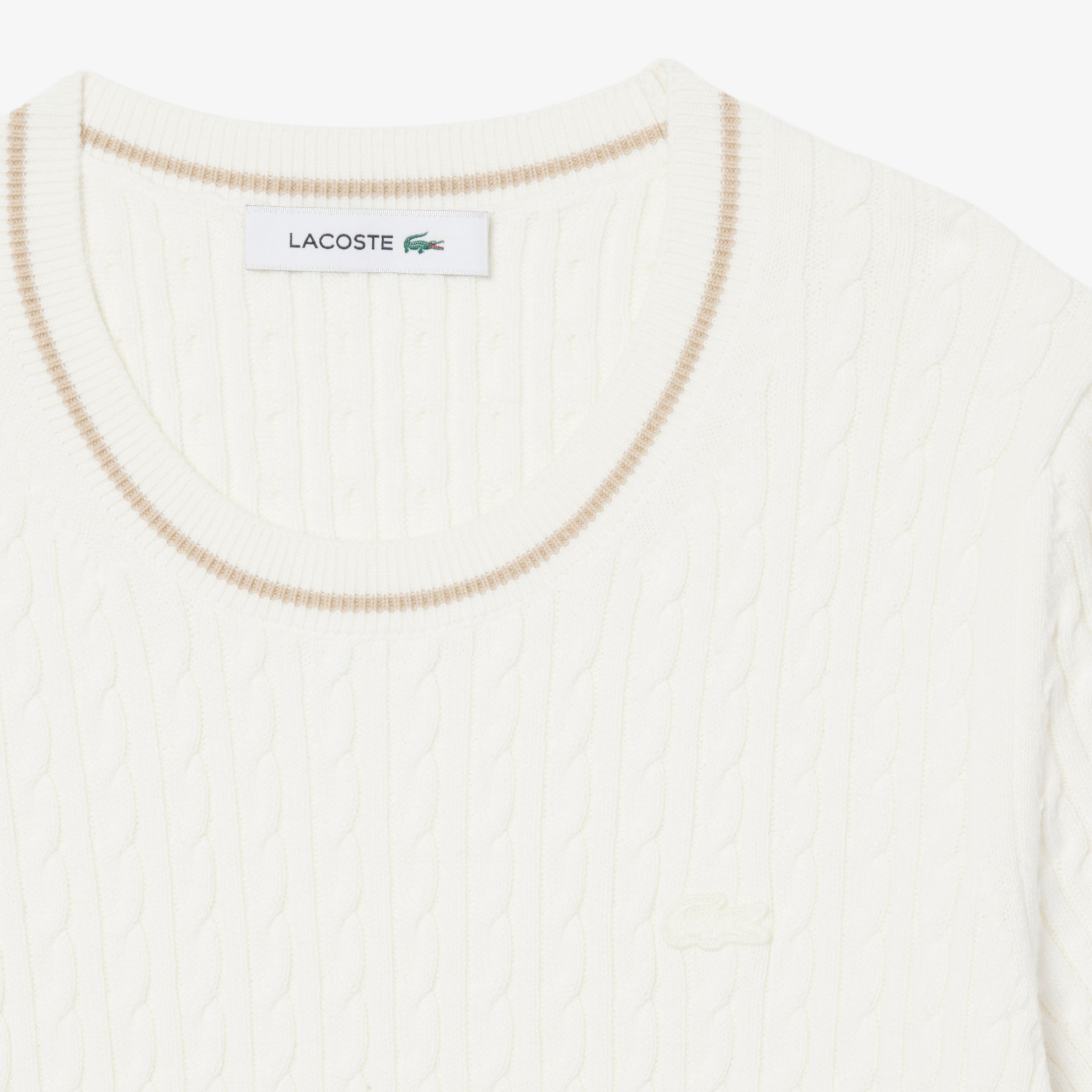 Εικόνα της Γυναικείο Κοντομάνικο Cable Knit Πουλόβερ 