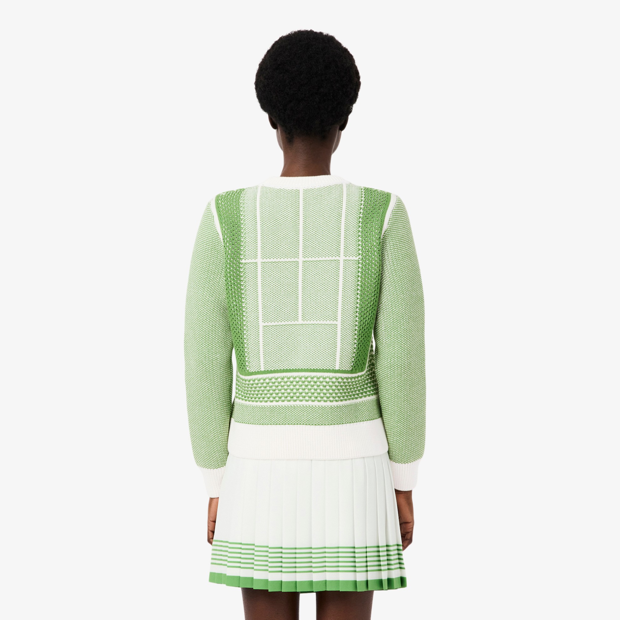 Εικόνα της Γυναικείο Tennis Court Graphic Jacquard Πουλόβερ