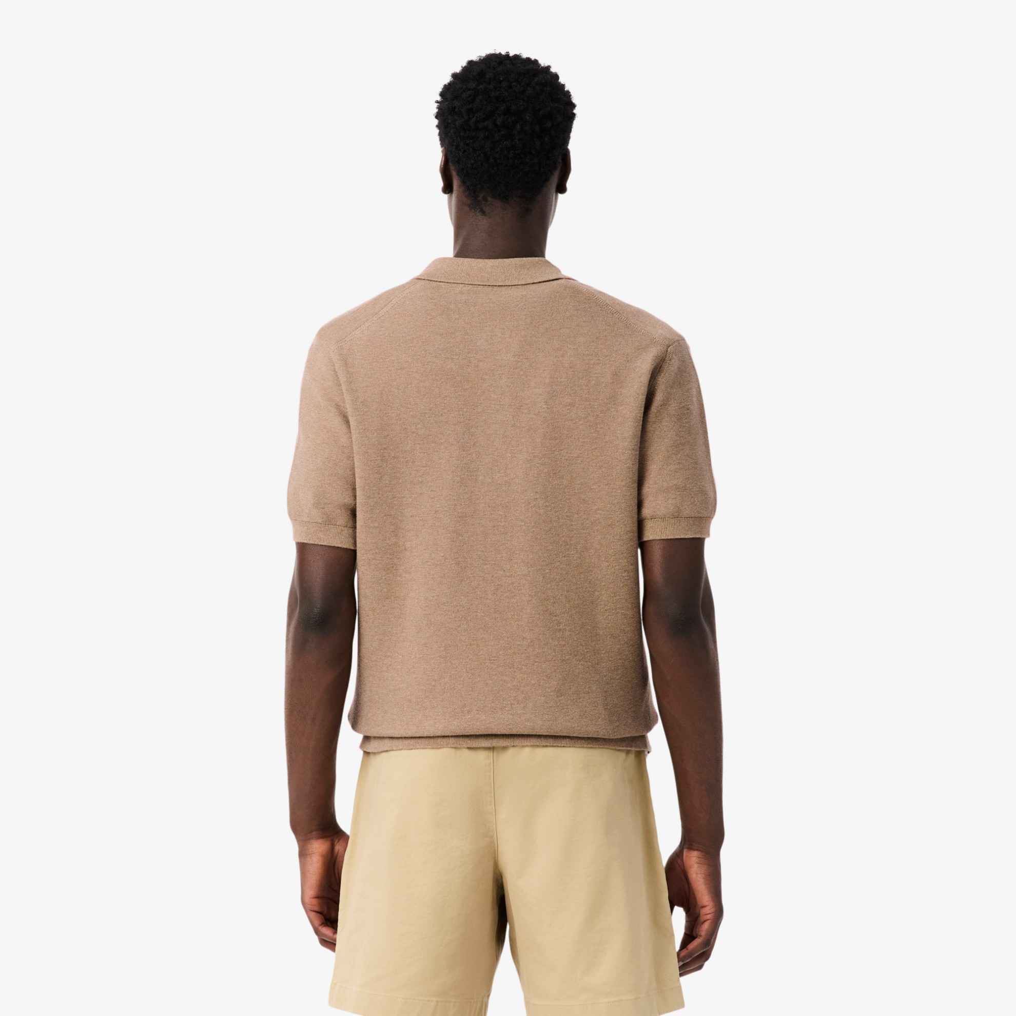 Εικόνα της Ανδρική Knitted Polo Μπλούζα Classic Fit 