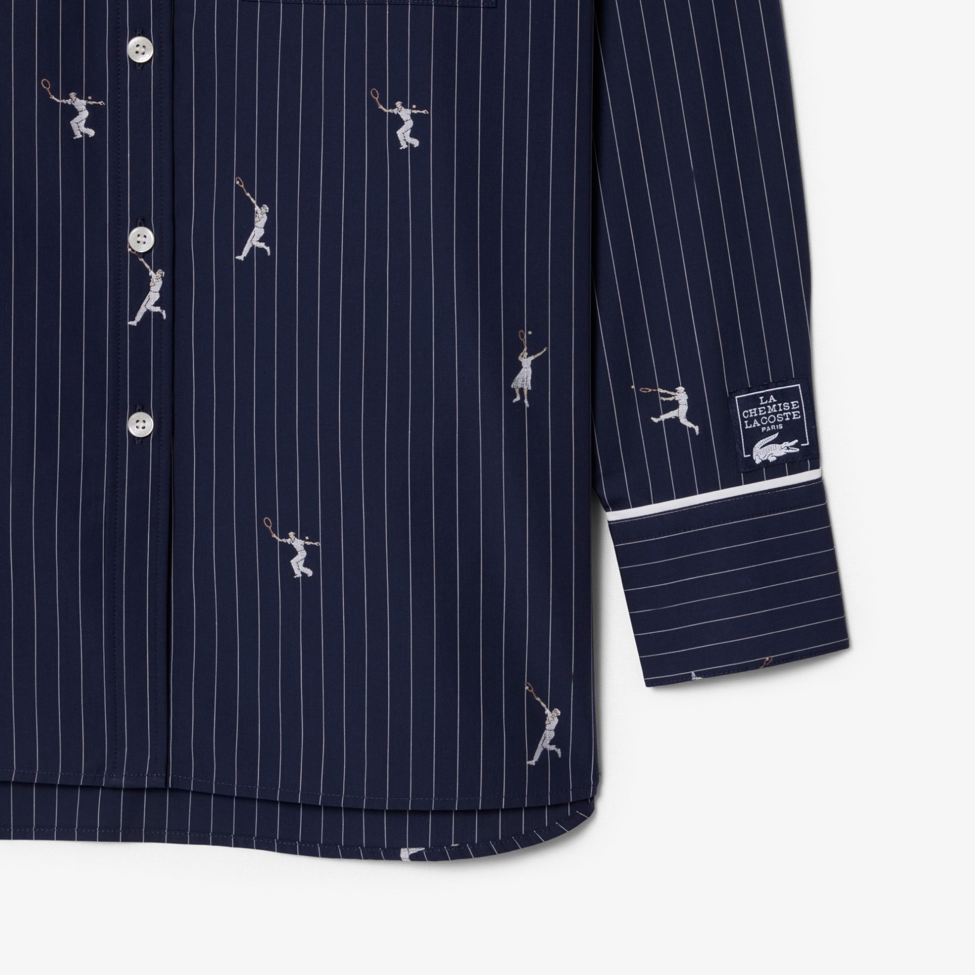 Εικόνα της Γυναικείο Jacquard Motifs Oversized Πουκάμισο 