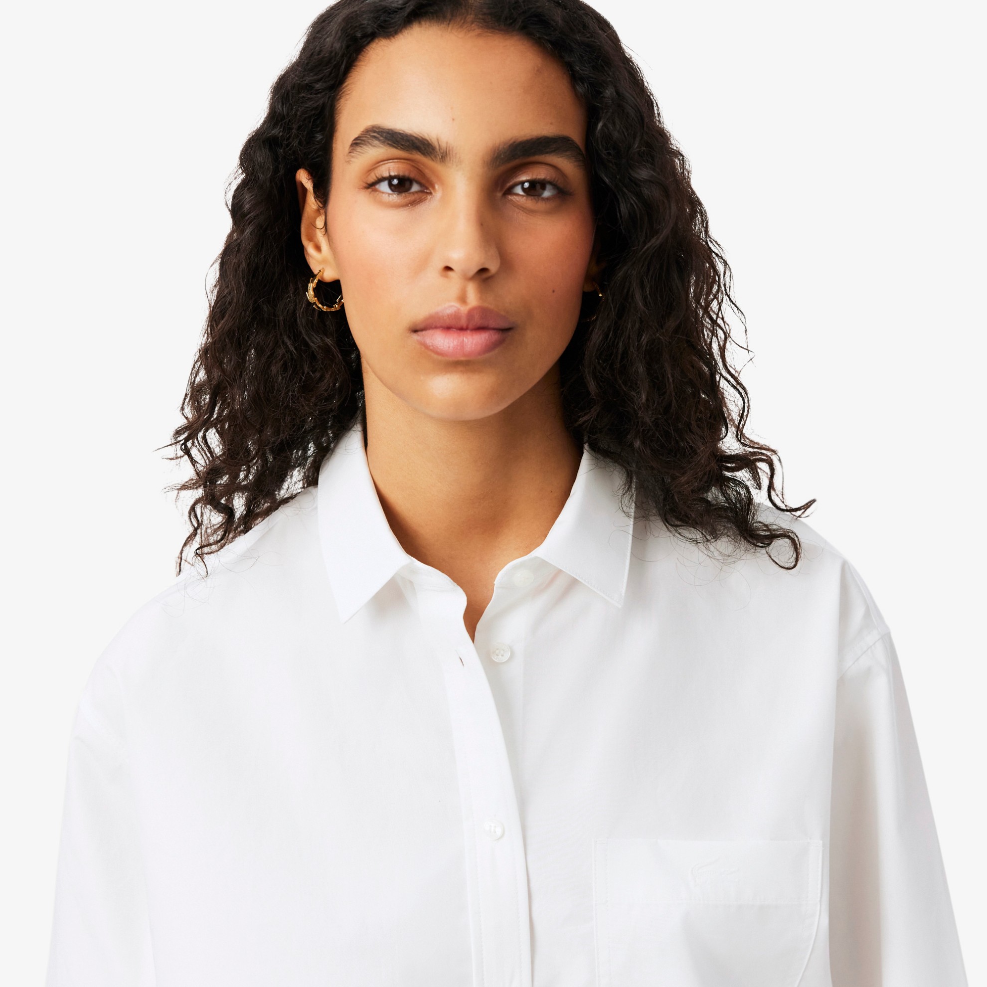 Εικόνα της Γυναικείο Oversized Poplin Πουκάμισο