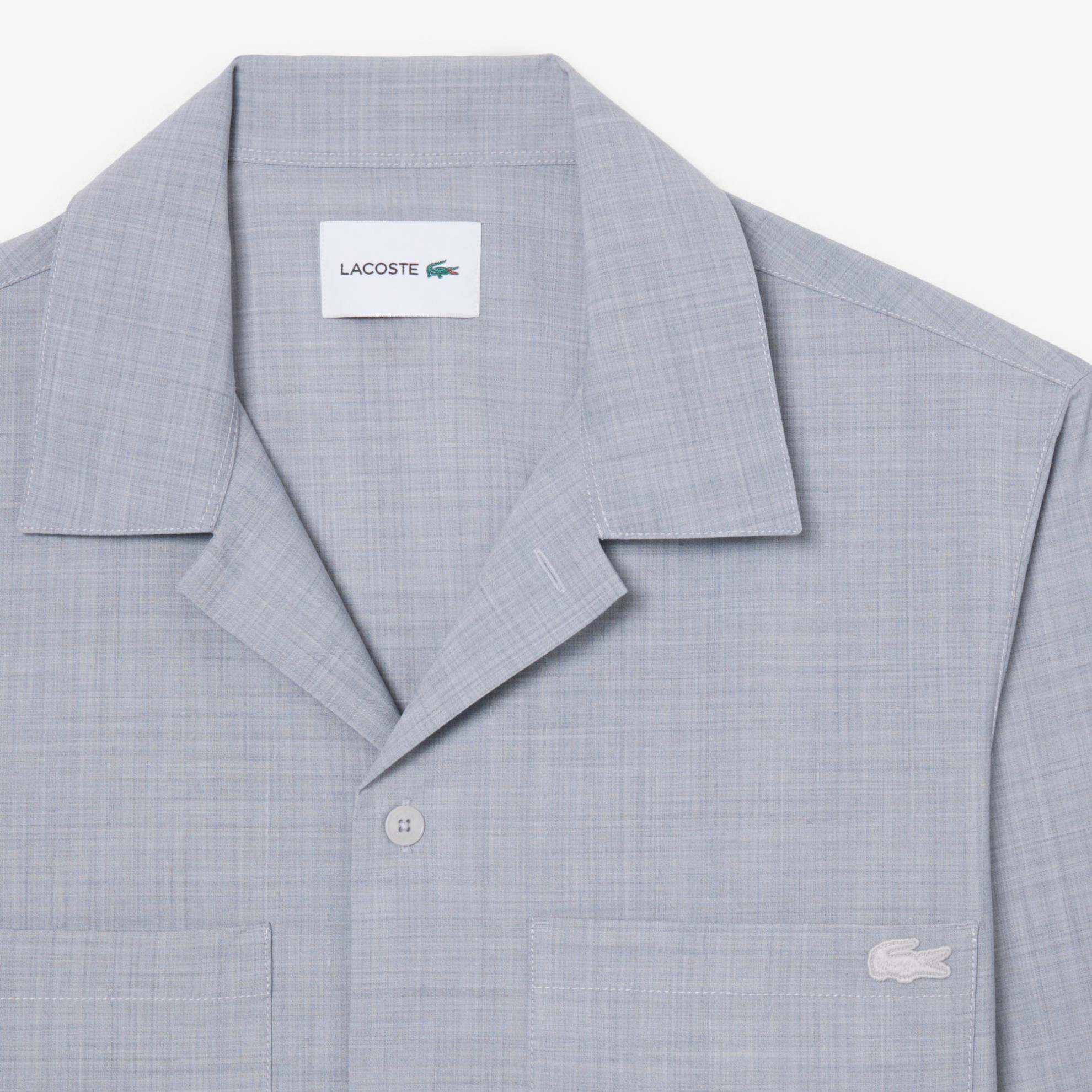 Εικόνα της Ανδρικό Oversized Wool Blend Overshirt