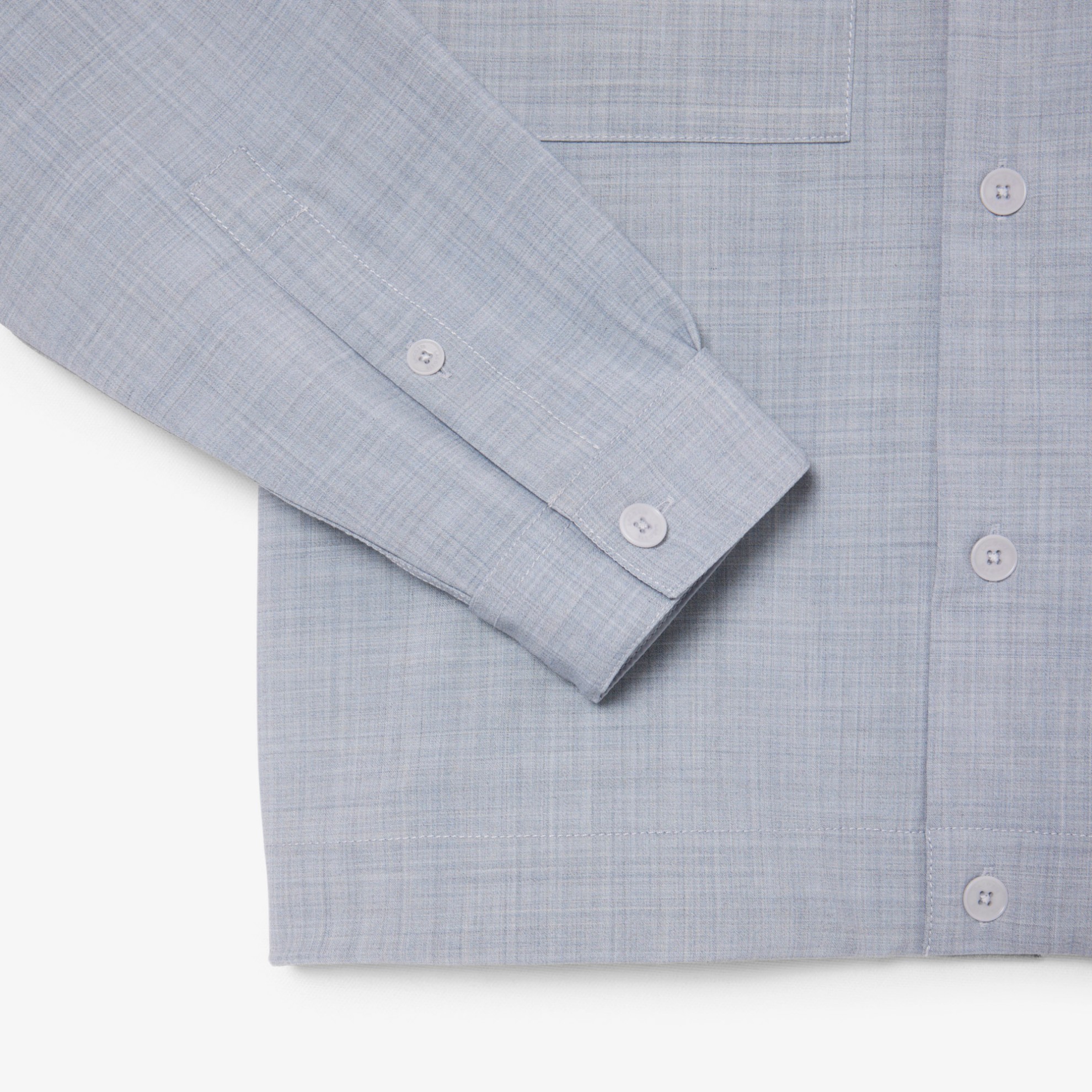 Εικόνα της Ανδρικό Oversized Wool Blend Overshirt