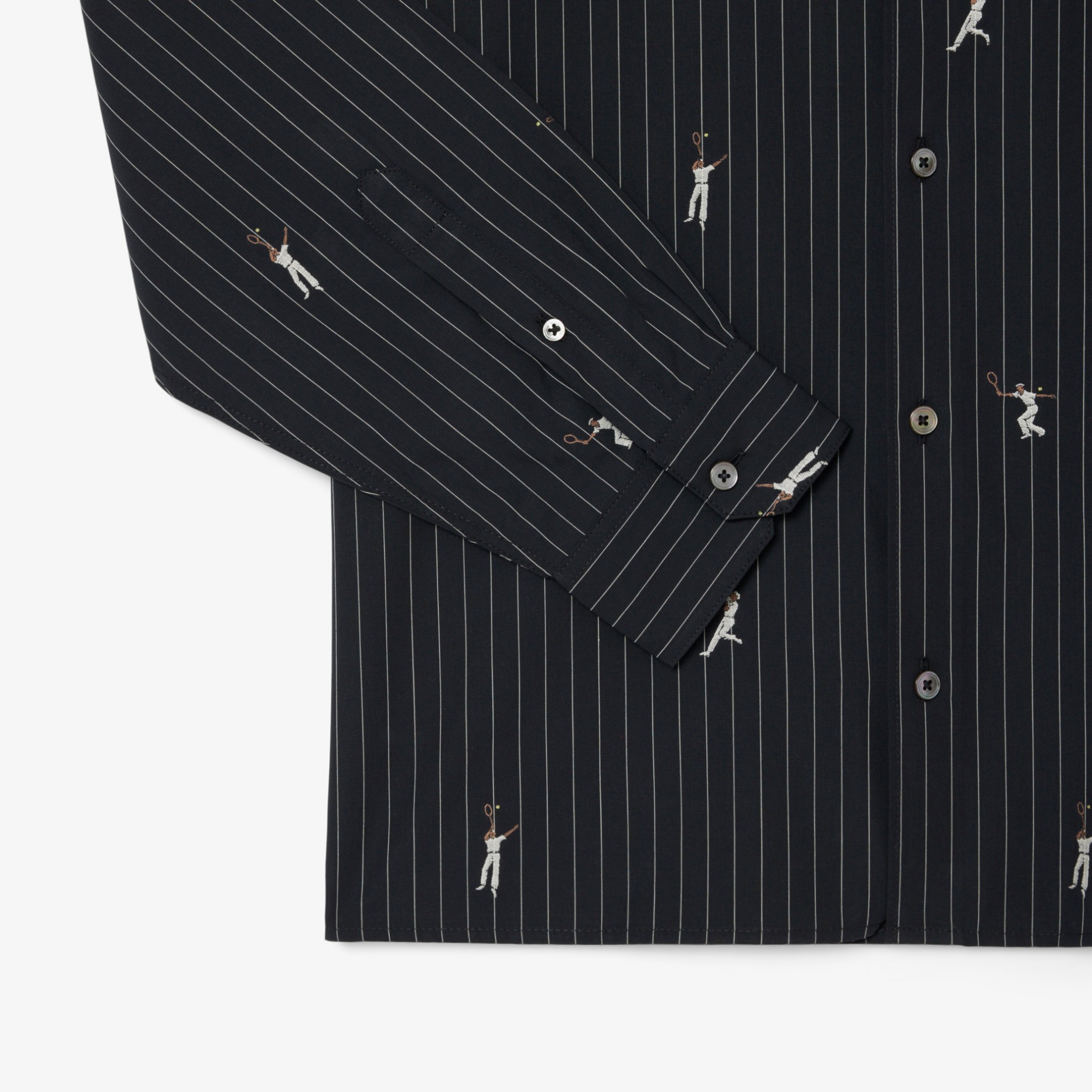 Εικόνα της Ανδρικό Embroidered Βαμβακερό Πουκάμισο Relaxed Fit 